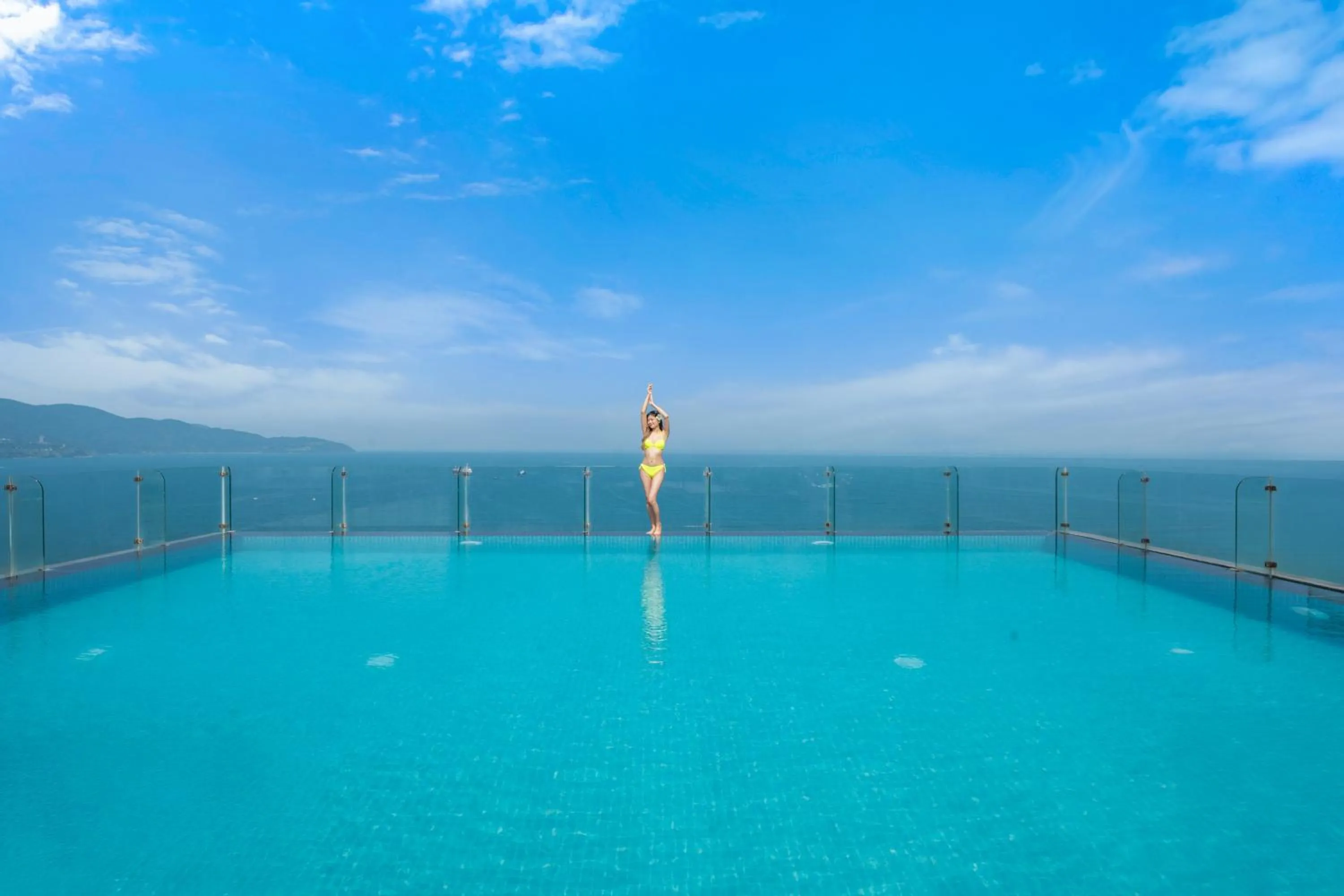 Swimming pool in Canvas Danang Beach Hotel