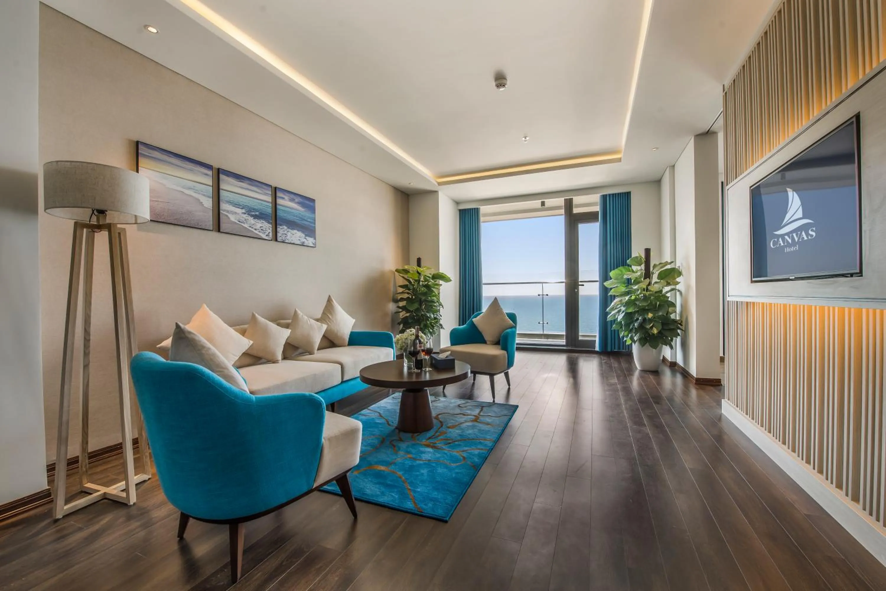 Living room in Canvas Danang Beach Hotel