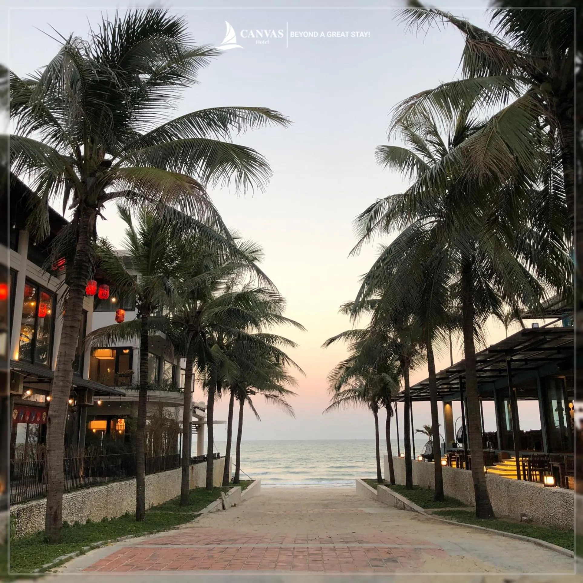 Beach in Canvas Danang Beach Hotel