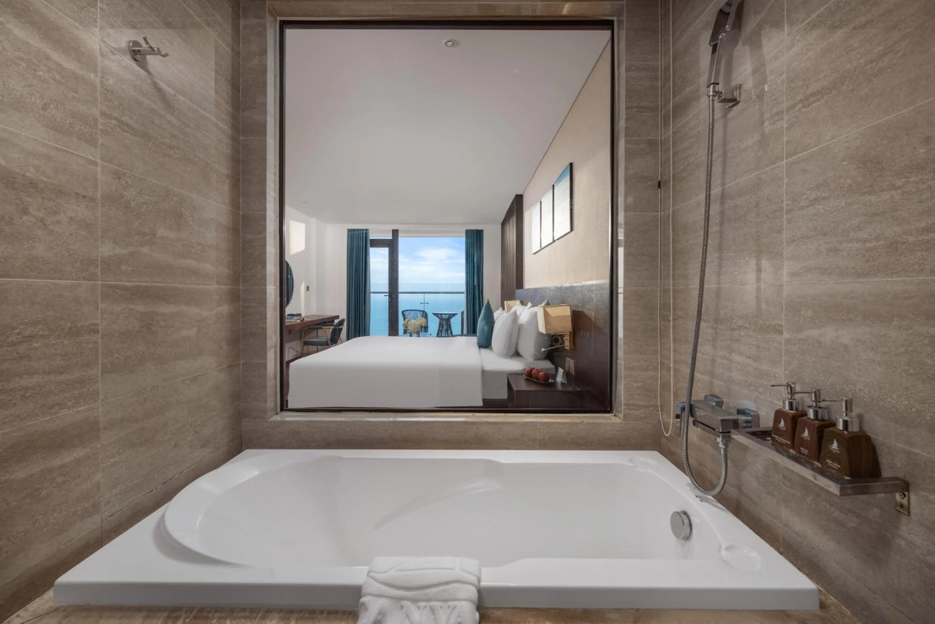 Toilet, Bed in Canvas Danang Beach Hotel