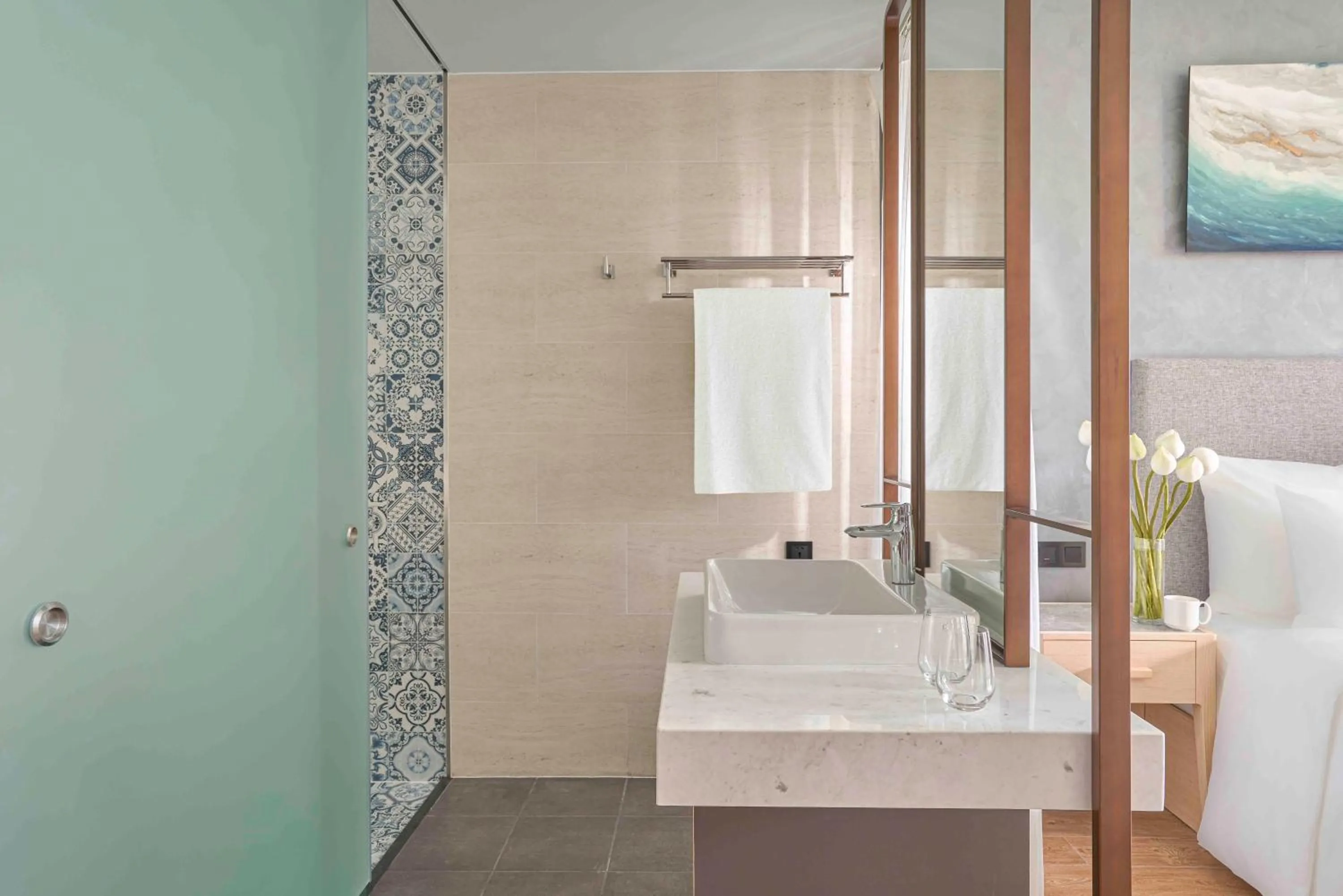 Bathroom, Bed in The Secret Con Dao