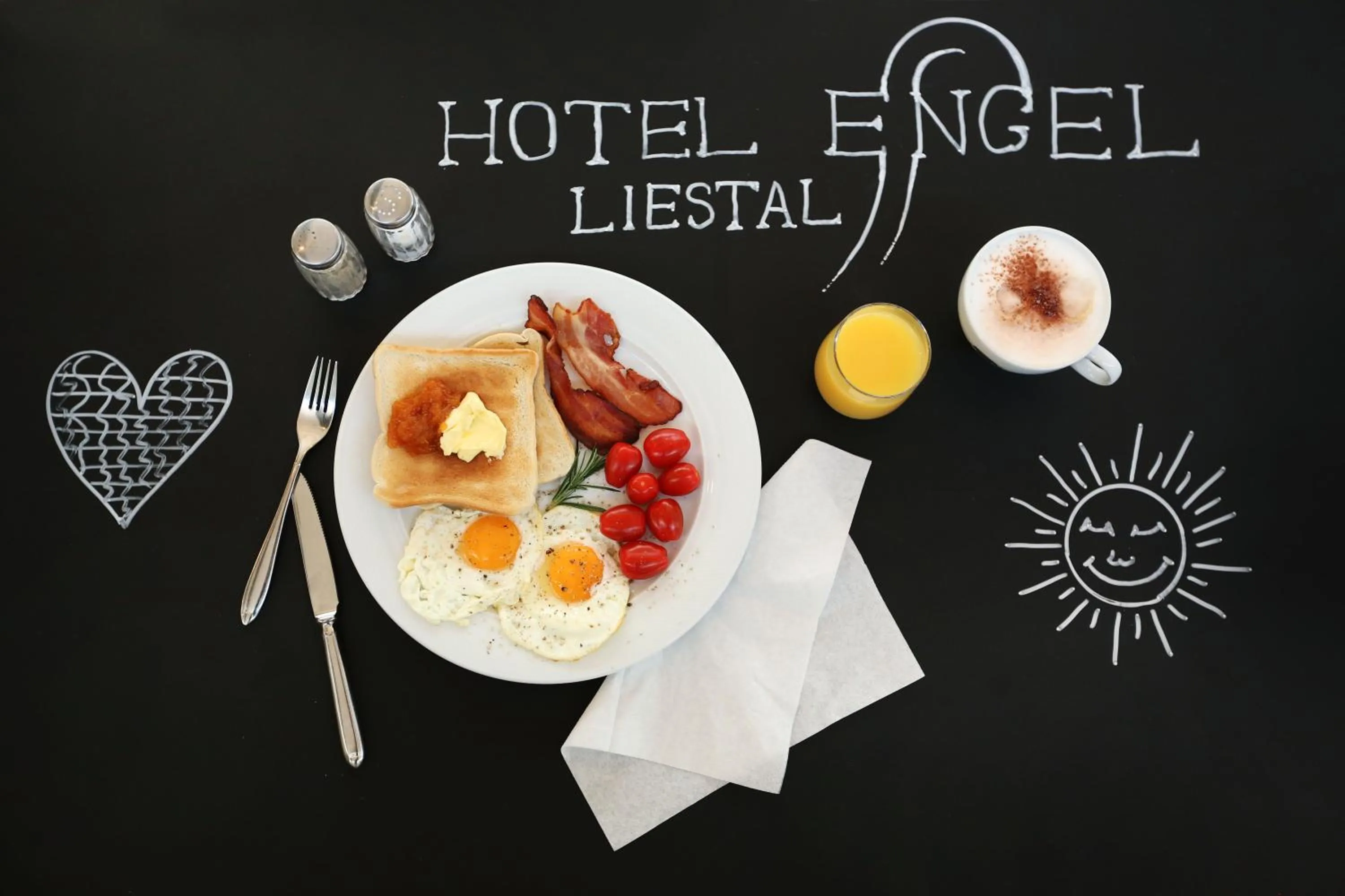 Continental breakfast in HOTEL ENGEL LIESTAL - Business & Lifestyle