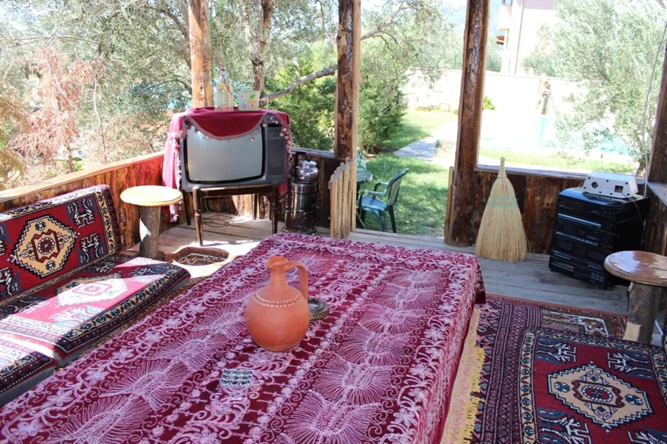Patio in Kazdaglari Ida Natura Bungalov Hotel