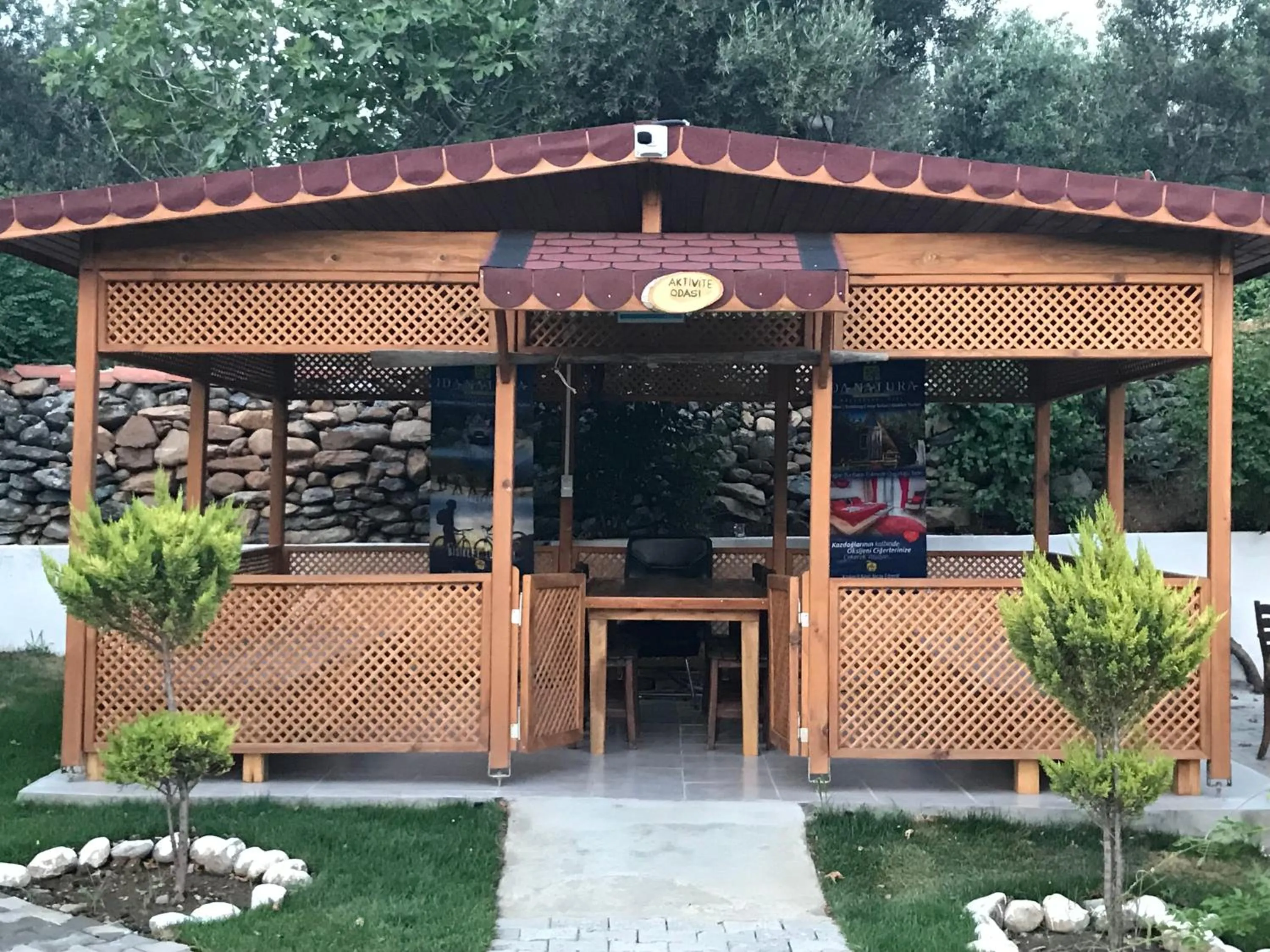 Patio in Kazdaglari Ida Natura Bungalov Hotel