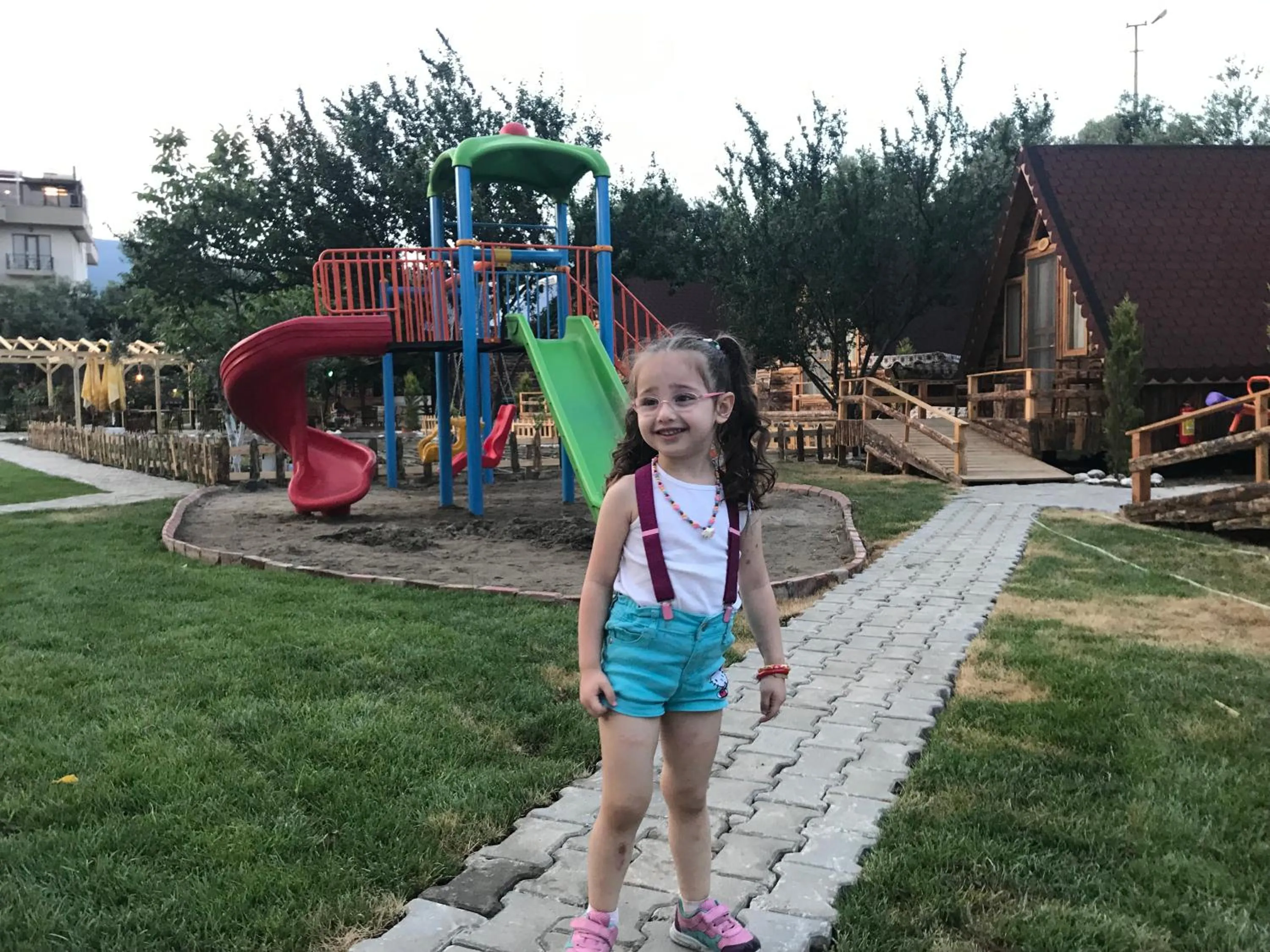 Children play ground in Kazdaglari Ida Natura Bungalov Hotel