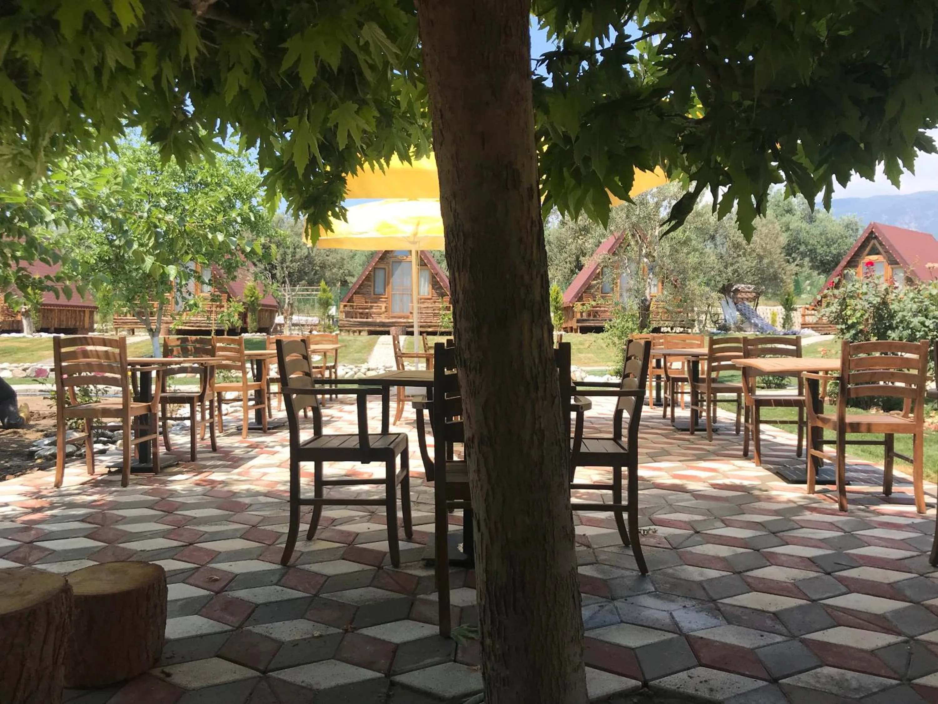 Patio in Kazdaglari Ida Natura Bungalov Hotel