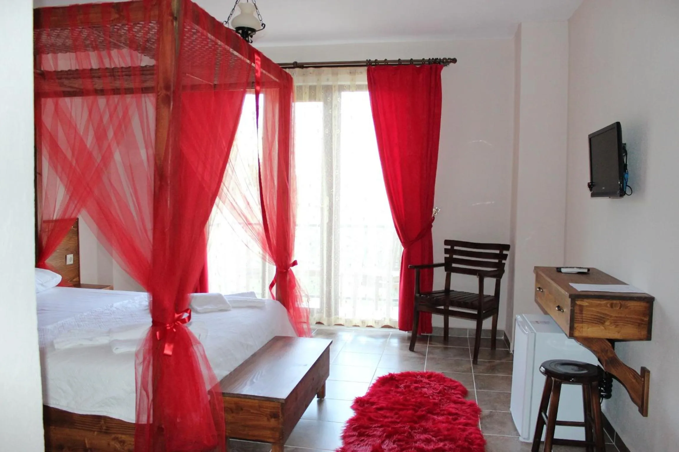 TV and multimedia, Bed in Kazdaglari Ida Natura Bungalov Hotel