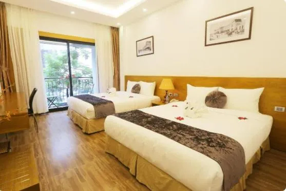 Bedroom, Bed in Hanoi Win Hotel & Travel