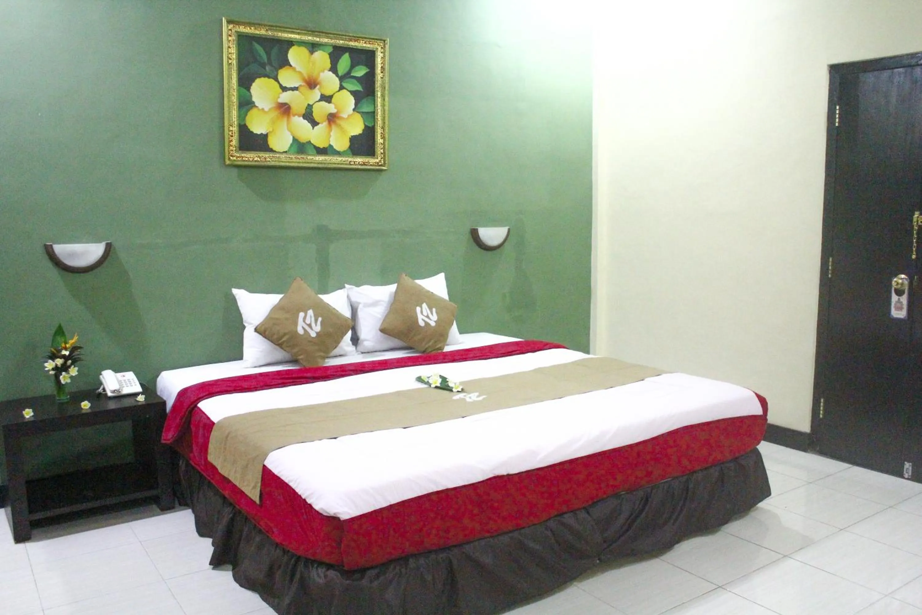 Bedroom, Bed in Troppo Zone Puri Rama Resort Kuta