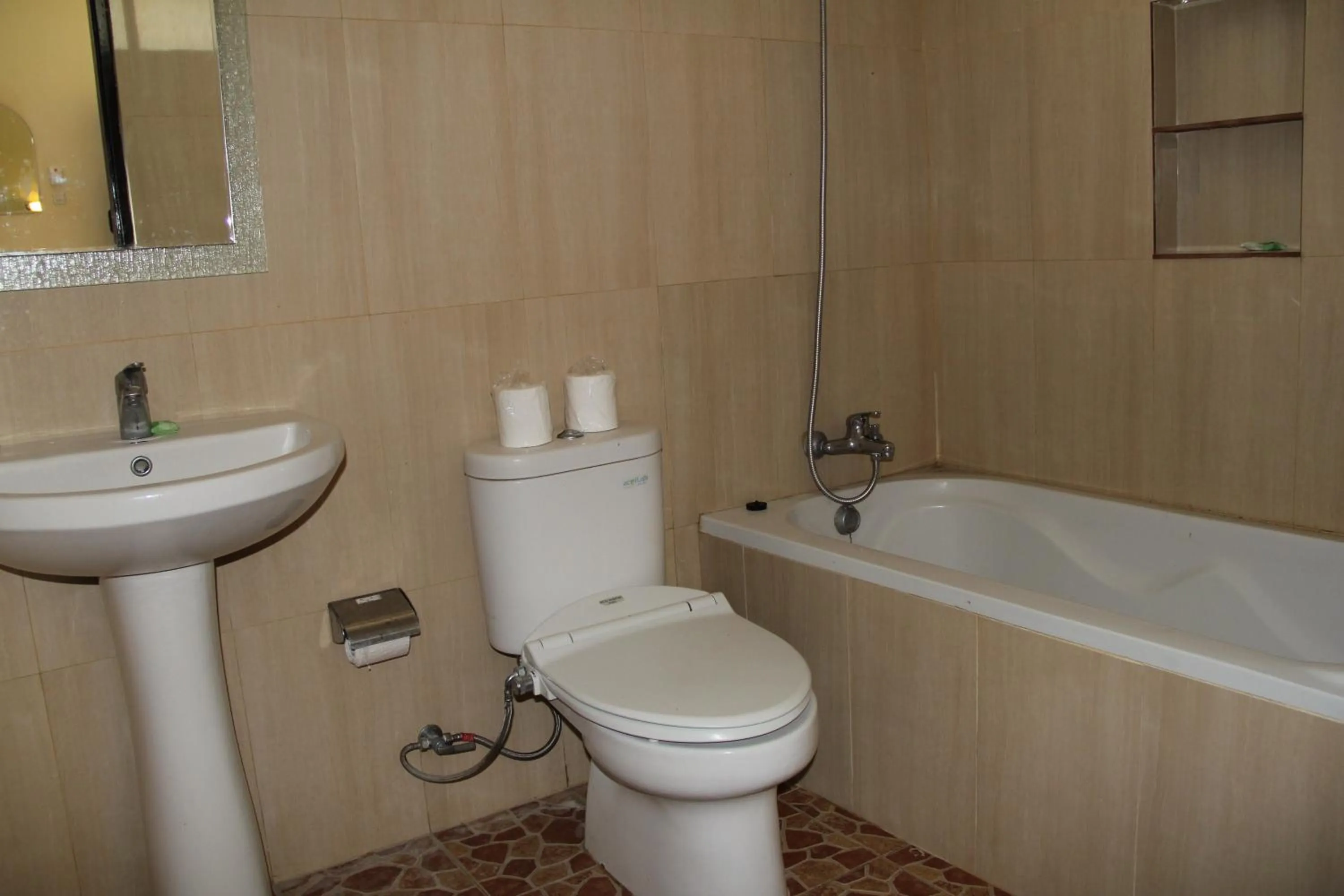 Bathroom in Troppo Zone Puri Rama Resort Kuta