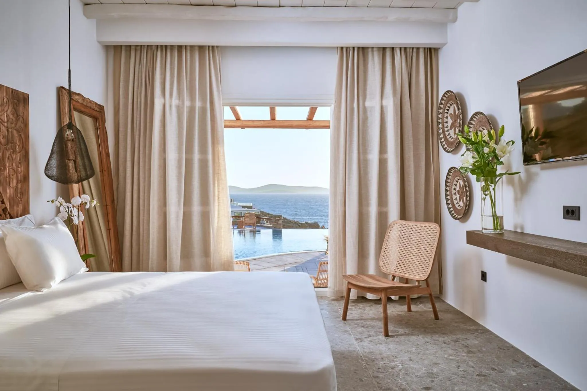 Bedroom in Ubud Mykonos