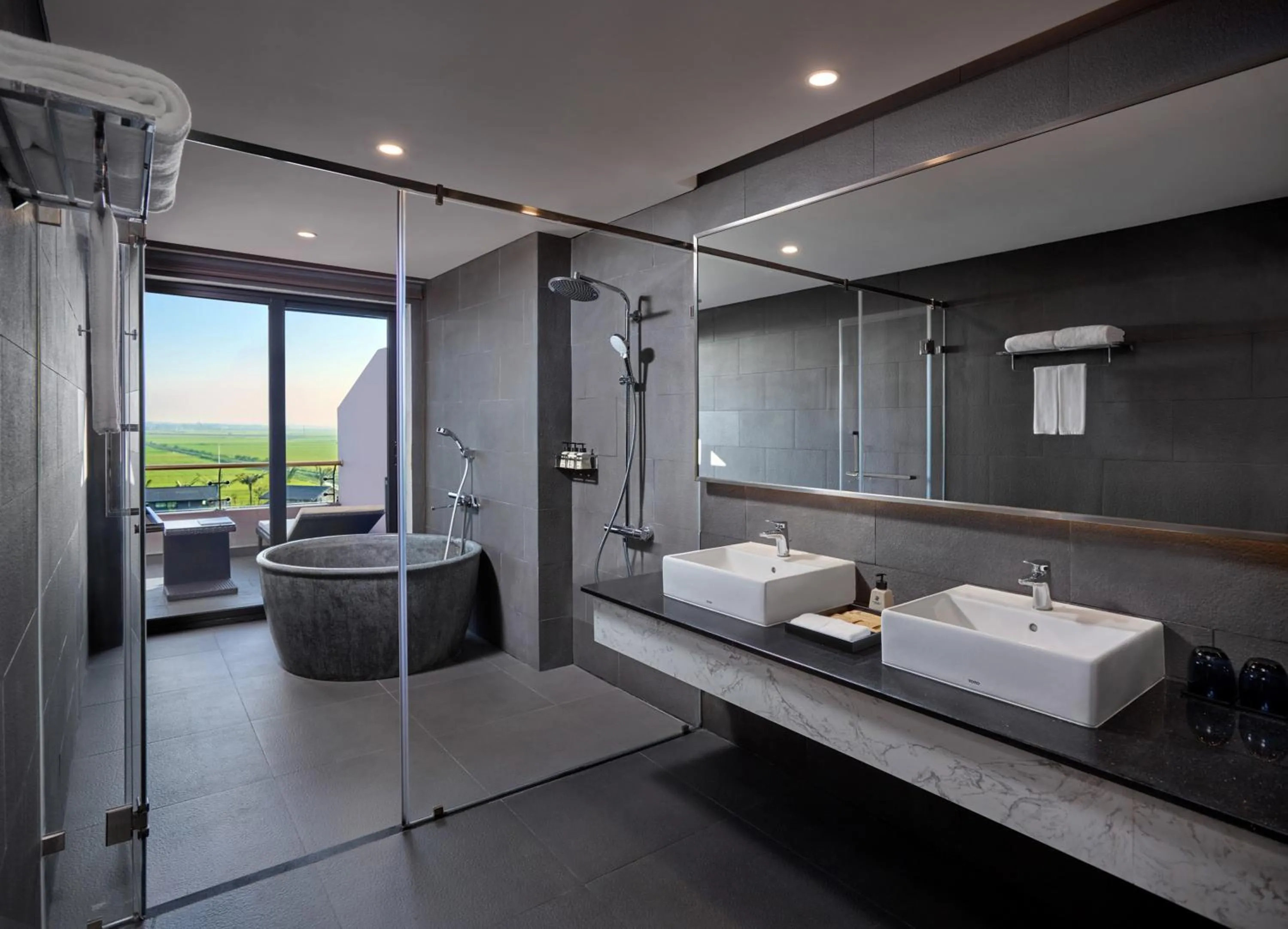 Toilet in Kobi Onsen Resort Hue, Affiliated by Melia