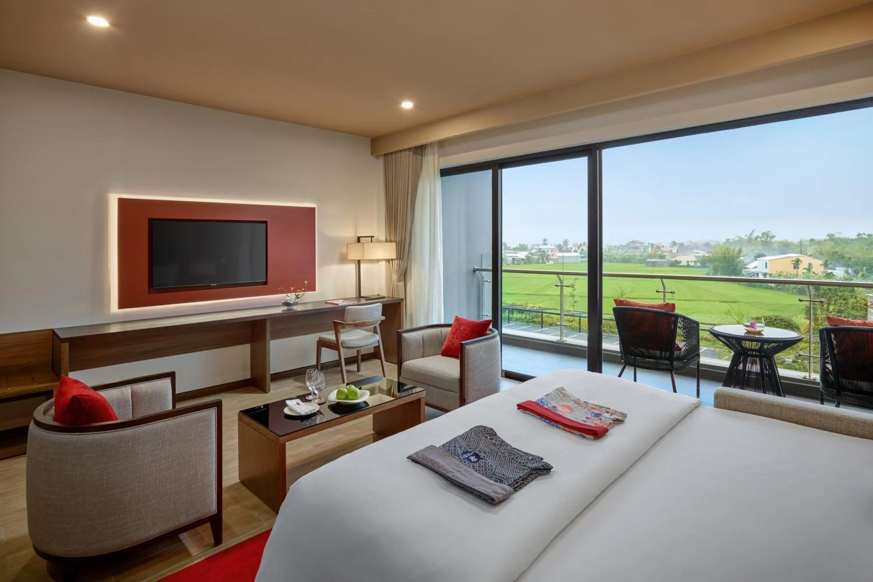 Bed in Kobi Onsen Resort Hue, Affiliated by Melia