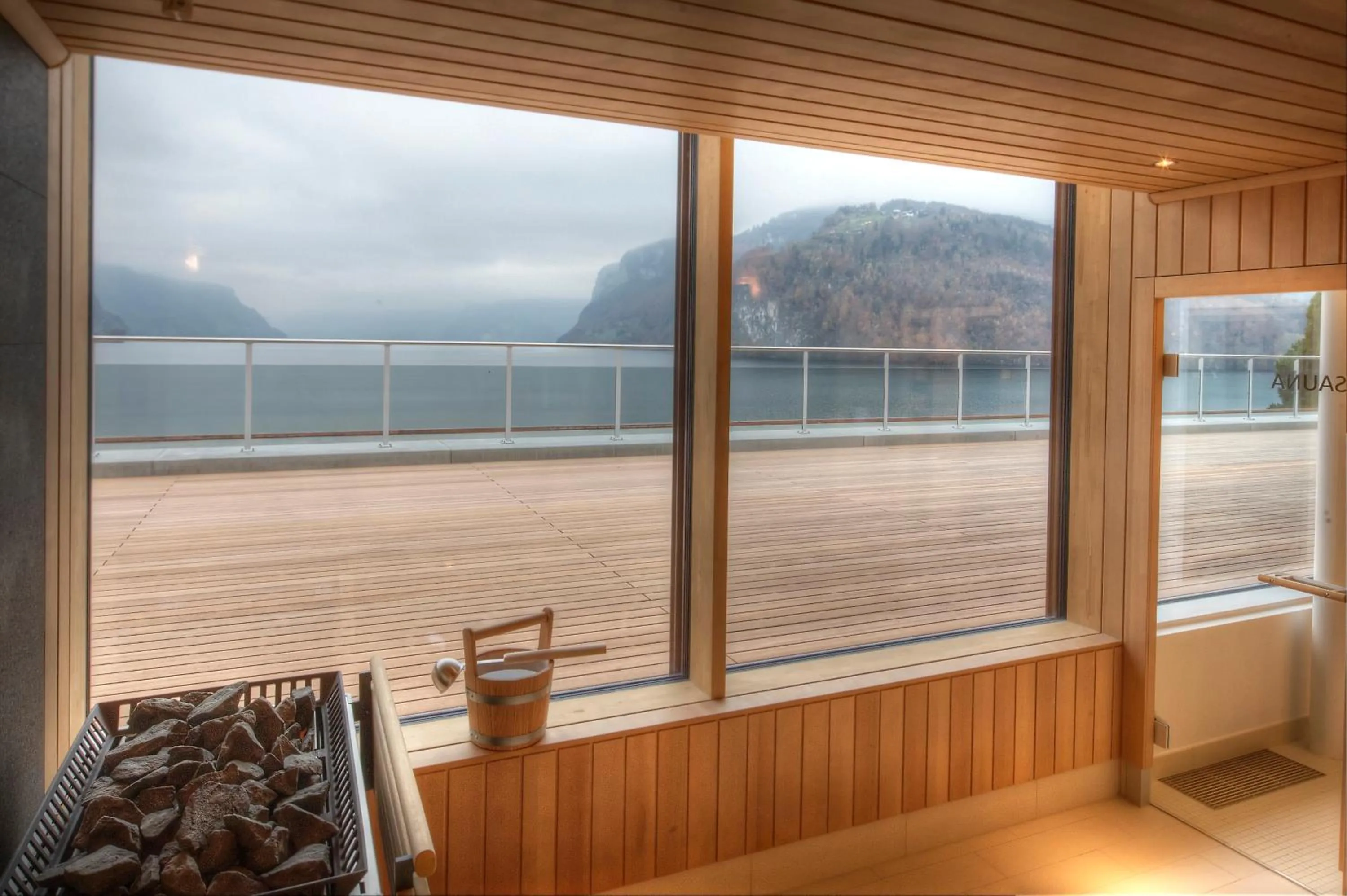 Sauna in Seehotel Waldstätterhof Swiss Quality