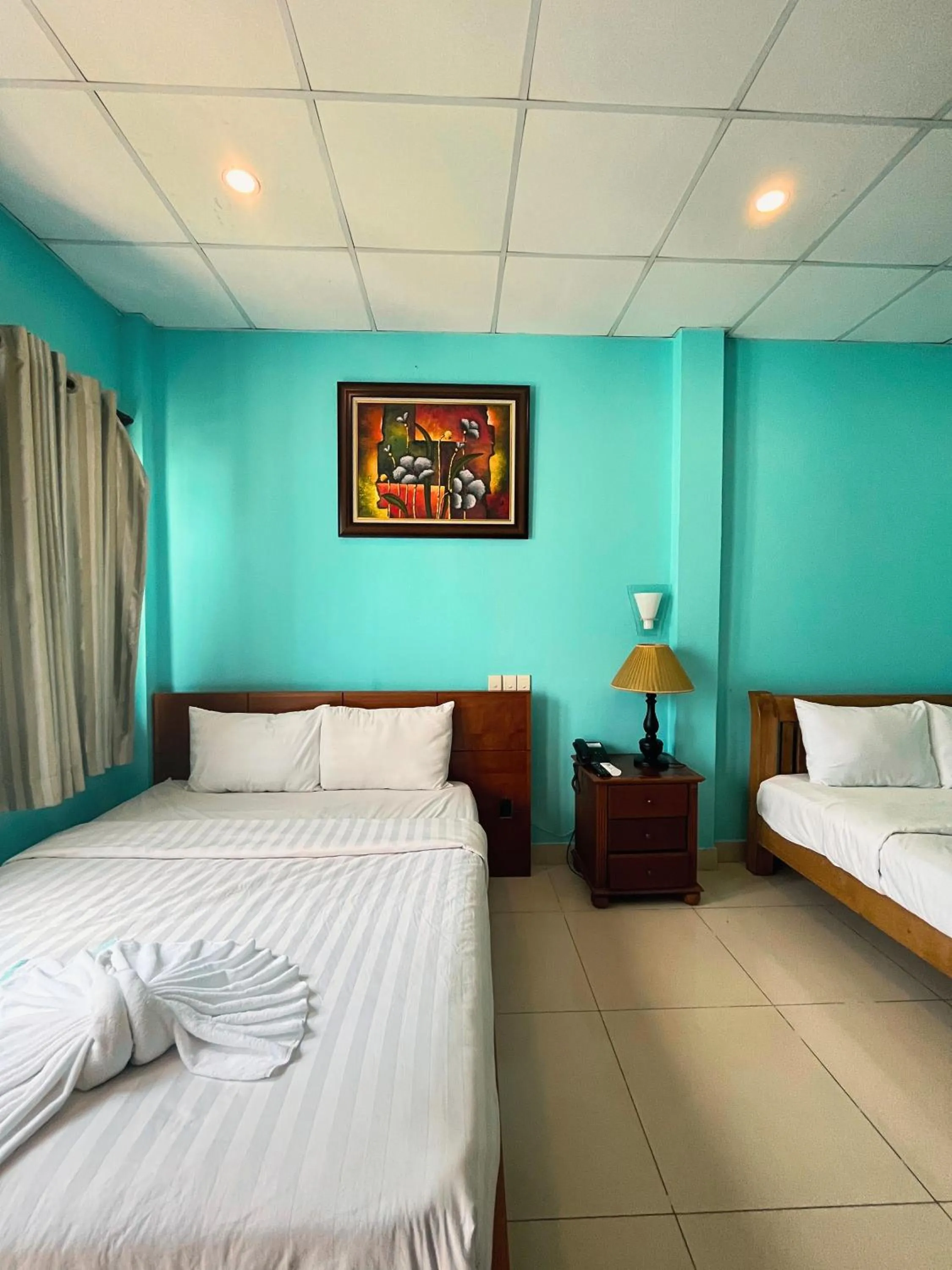 Bed in The Alley Saigon Hotel