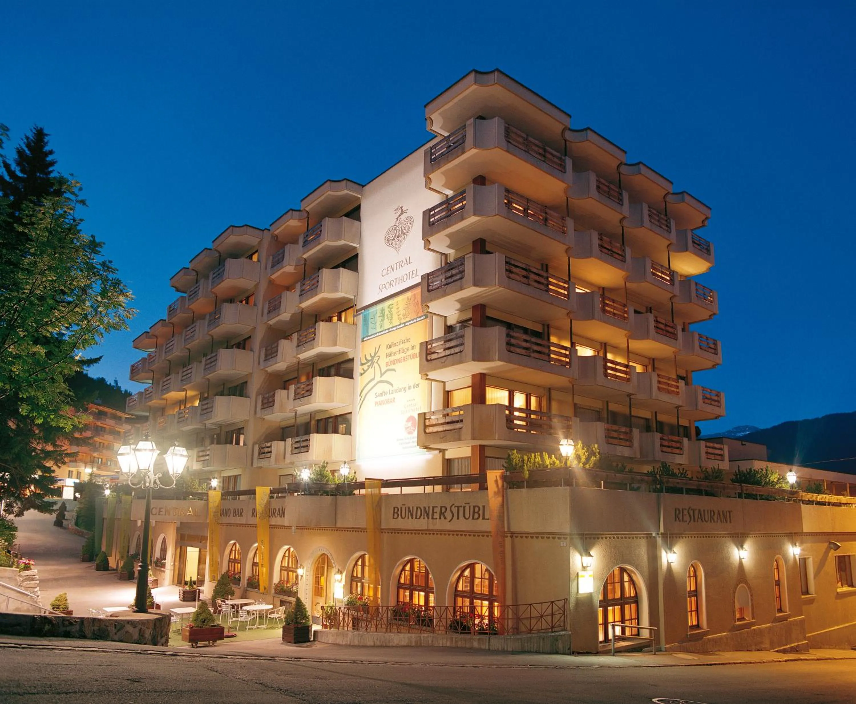 Property building in Central Sporthotel Davos