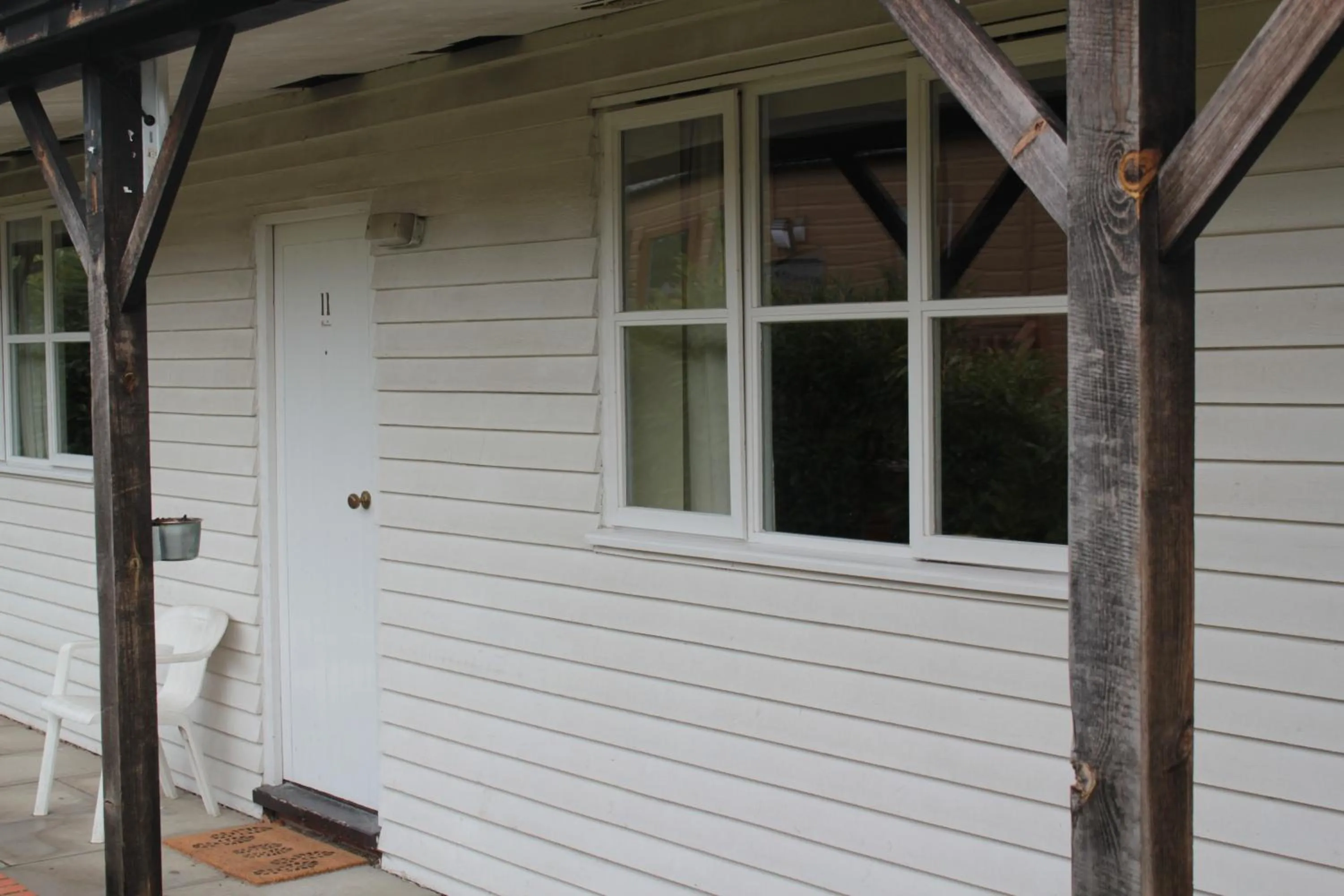 Patio in St George's Lodge, Bisley