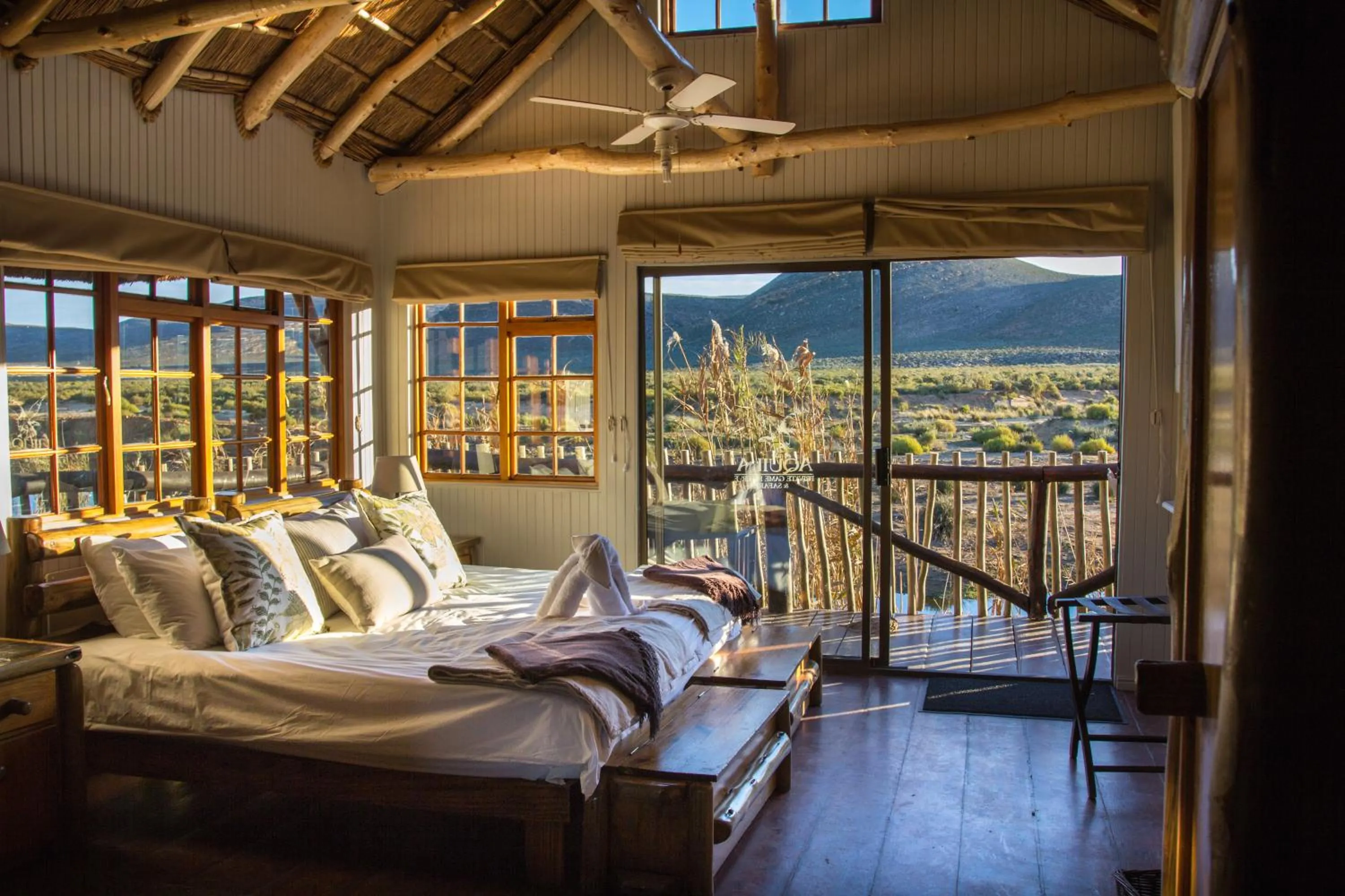 Bed in Aquila Private Game Reserve & Spa