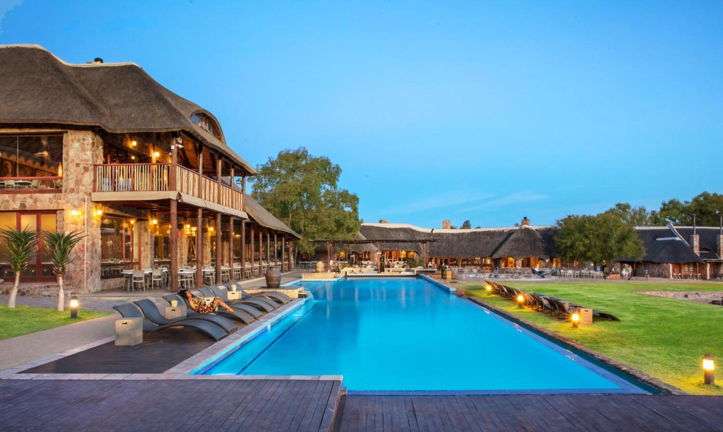 Pool view in Aquila Private Game Reserve & Spa