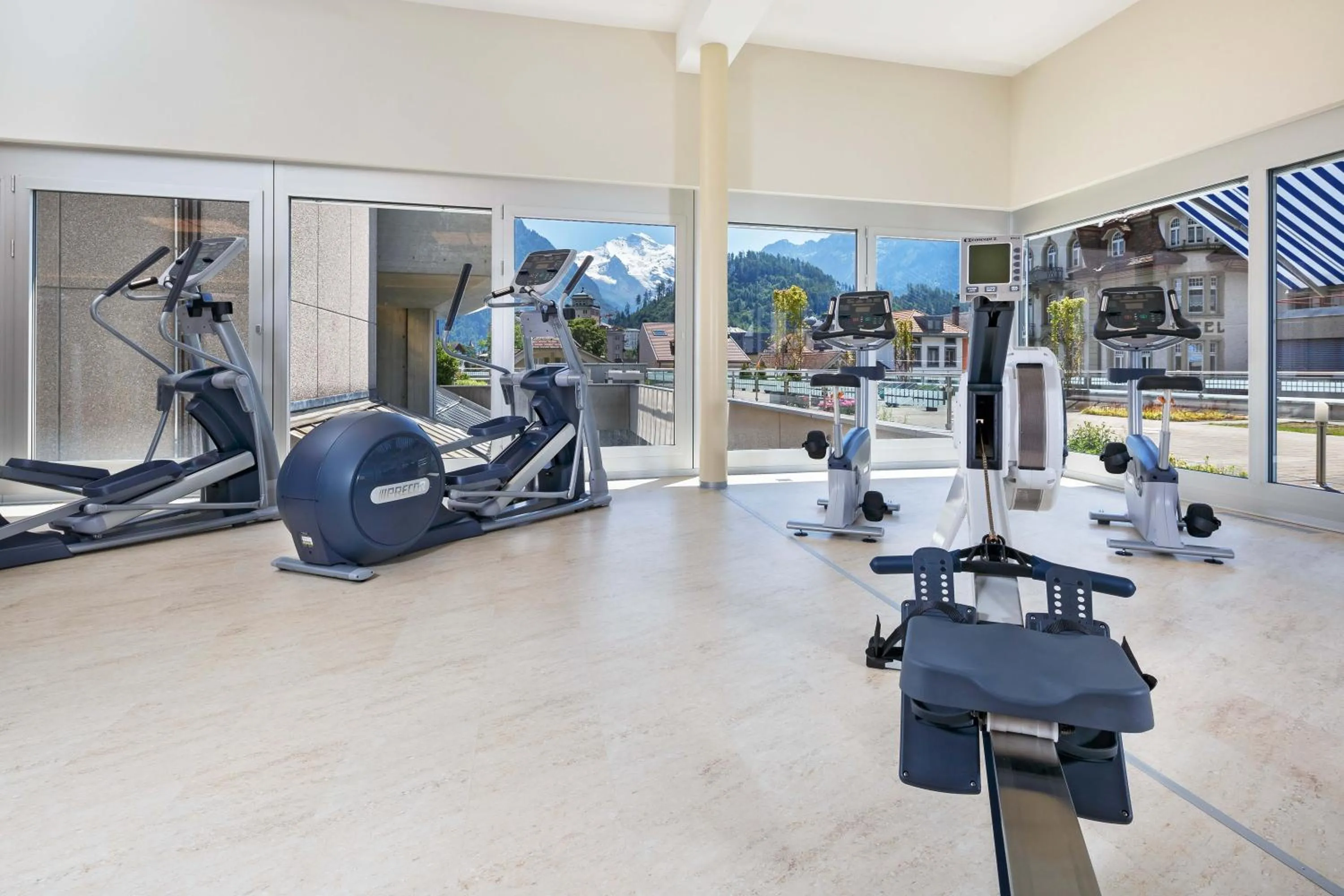 Fitness centre/facilities in Hotel Metropole Interlaken