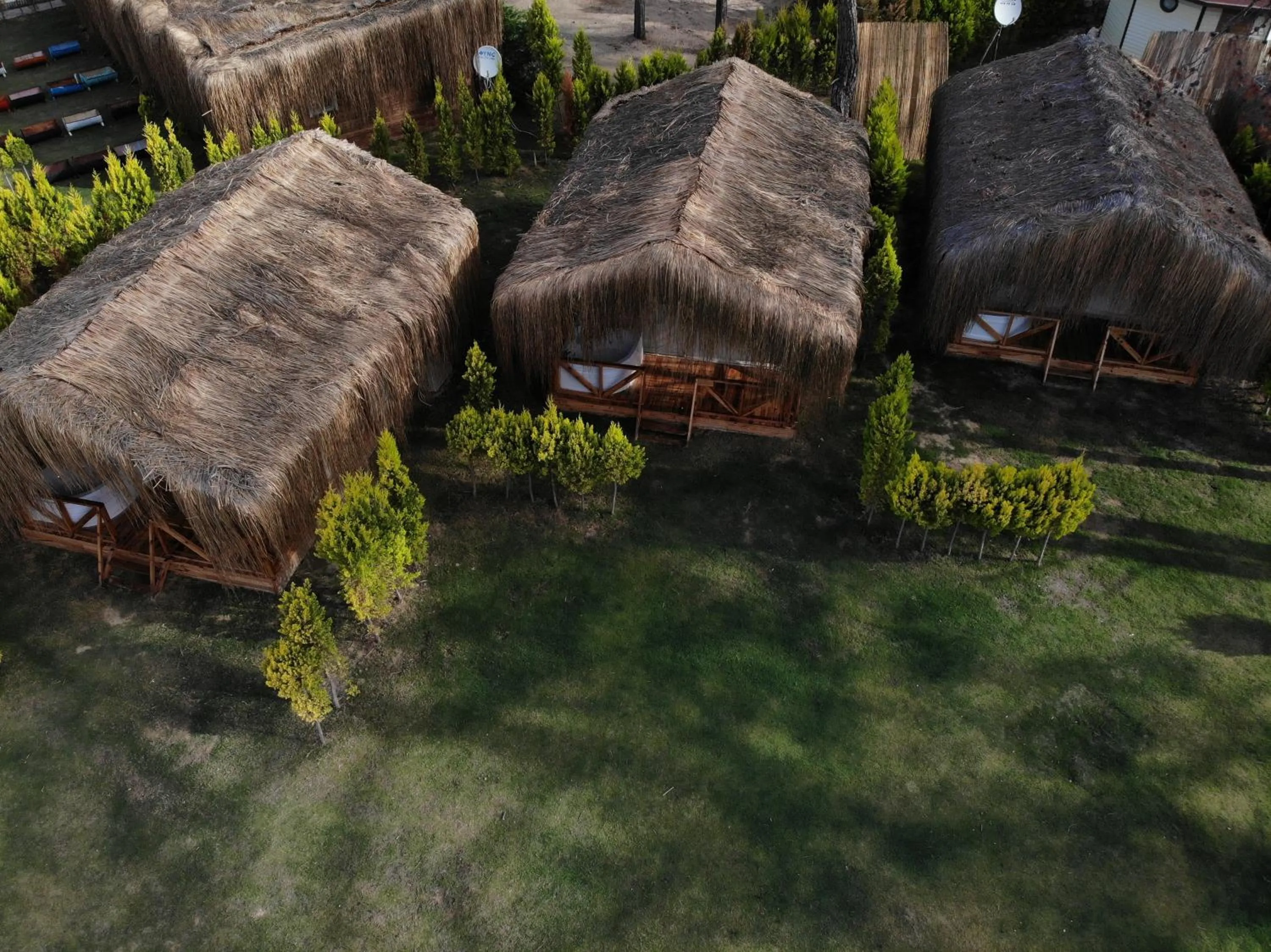 Bird's eye view in Green Pine Bungalows & Beach Luxury Concept