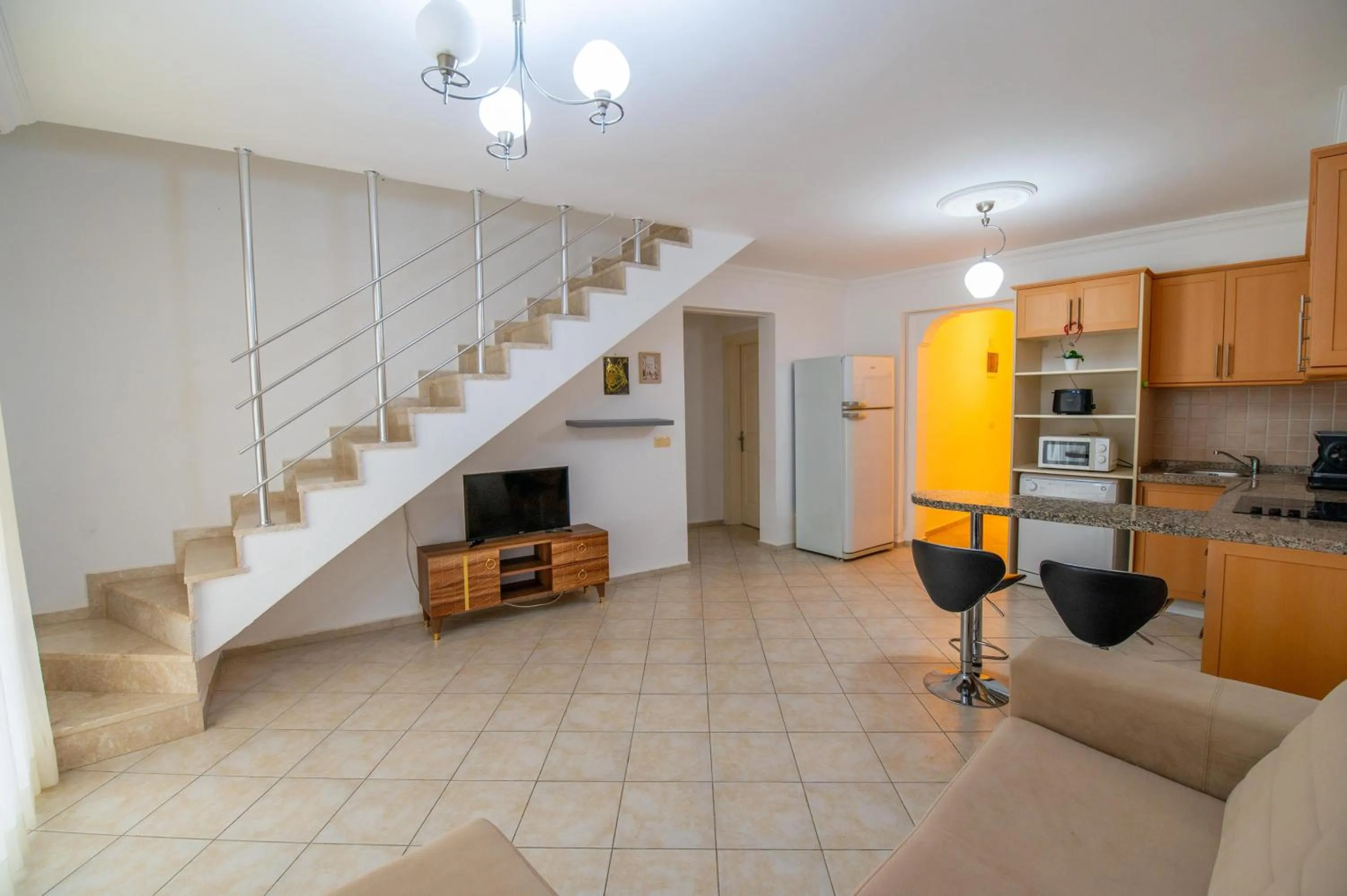 Kitchen or kitchenette in Sunset Beach Resort Aqua Lettings