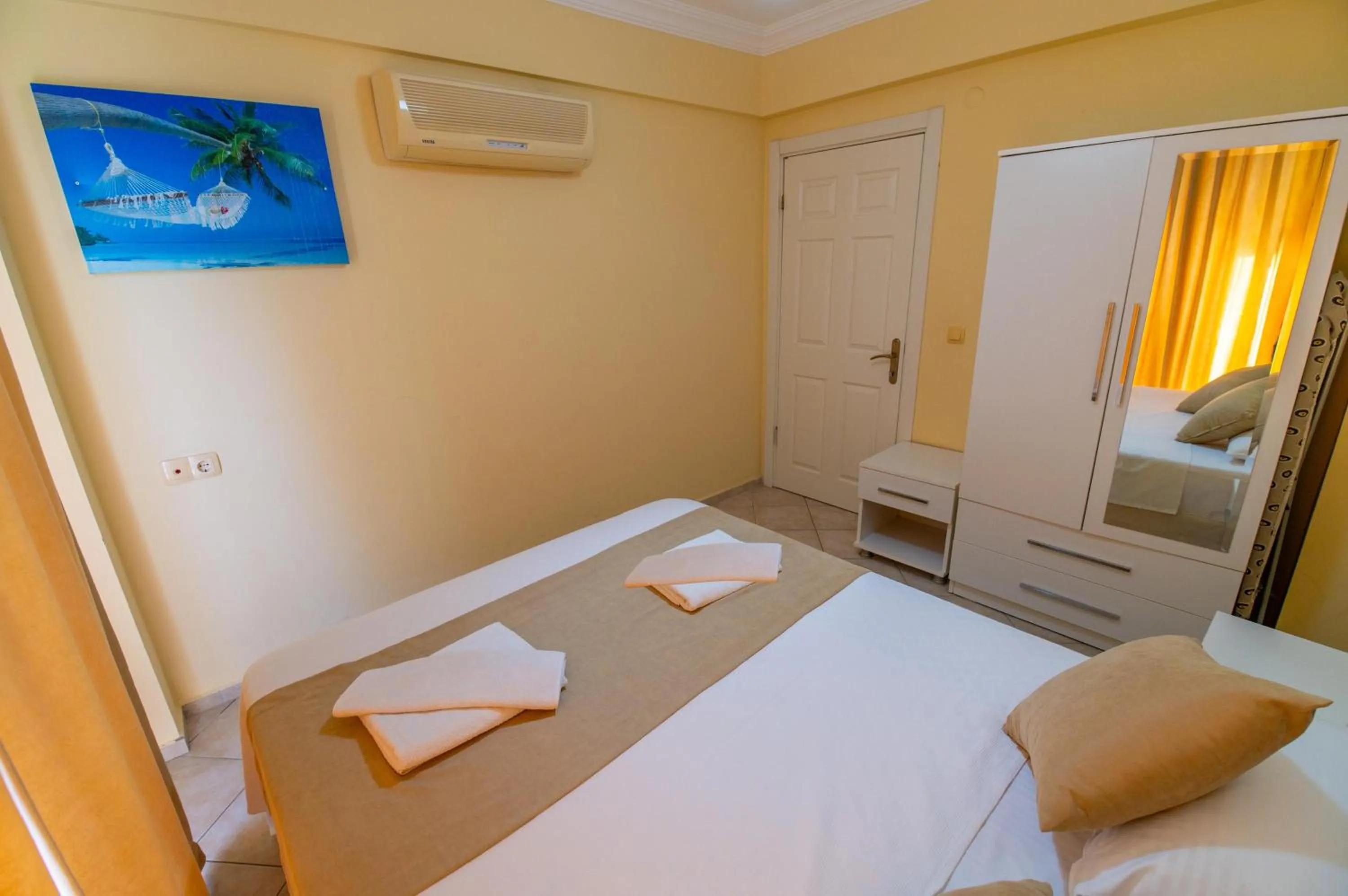 Bed in Sunset Beach Resort Aqua Lettings