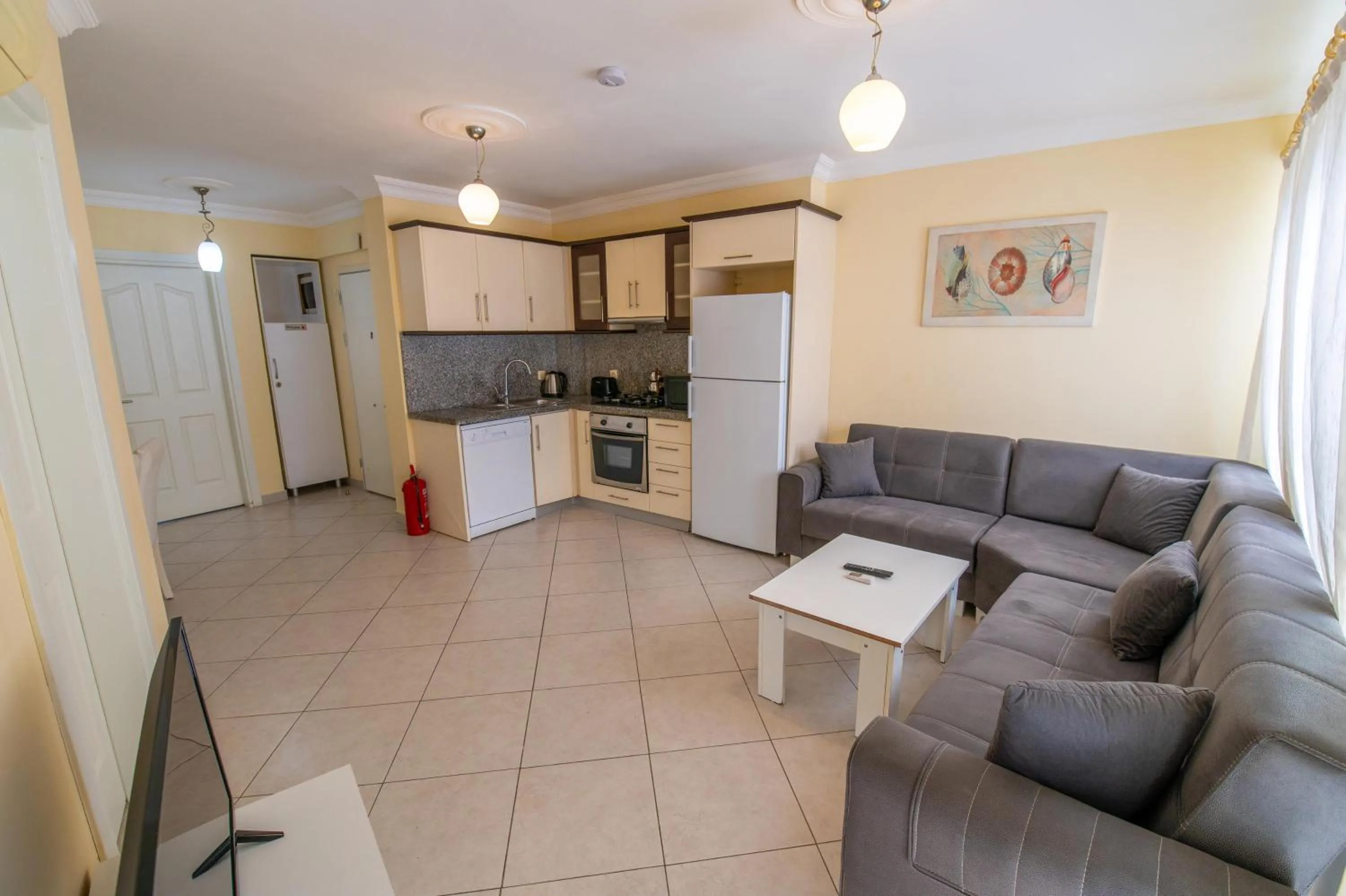 Kitchen or kitchenette in Sunset Beach Resort Aqua Lettings