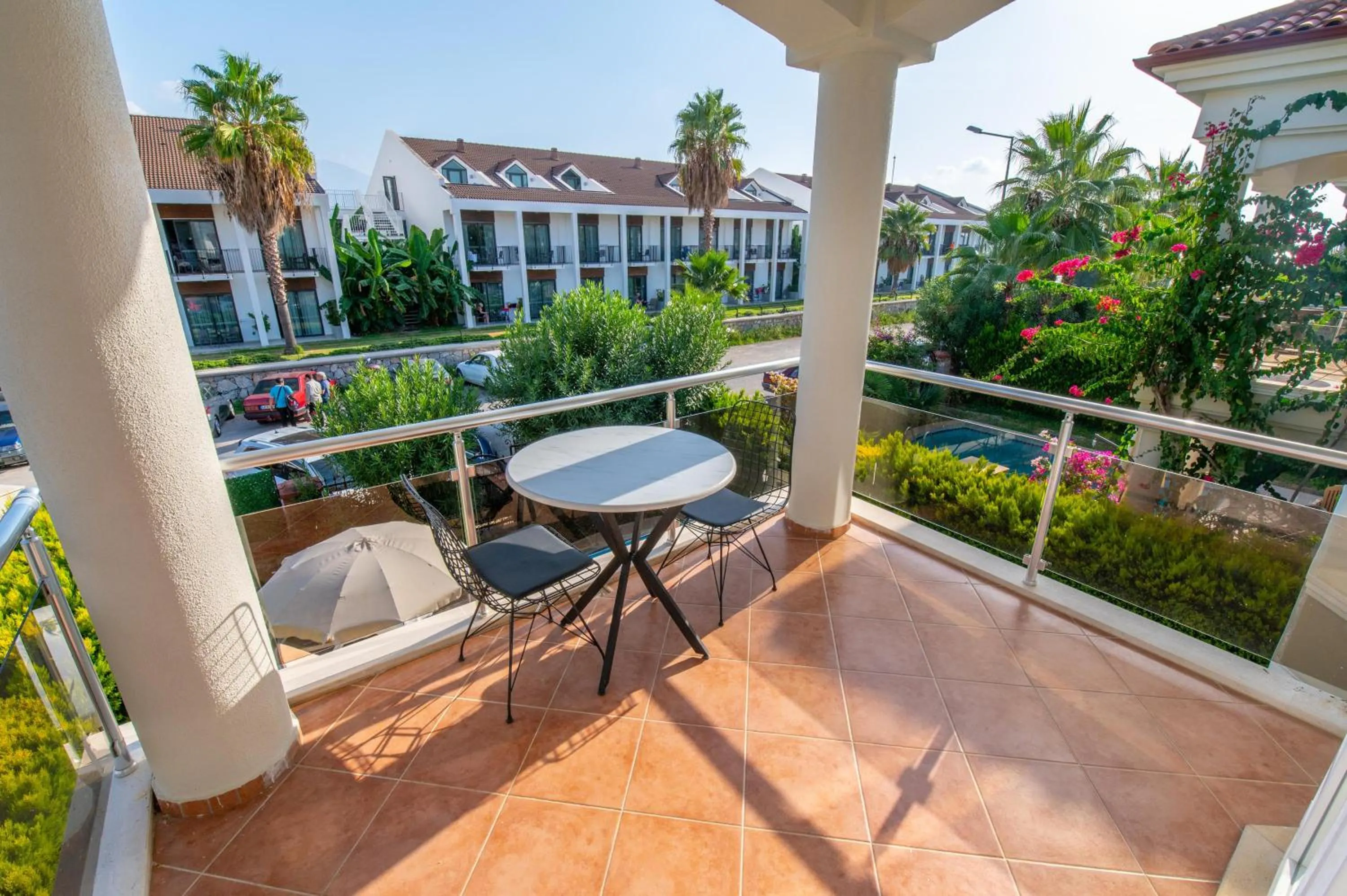 Balcony/Terrace in Sunset Beach Resort Aqua Lettings