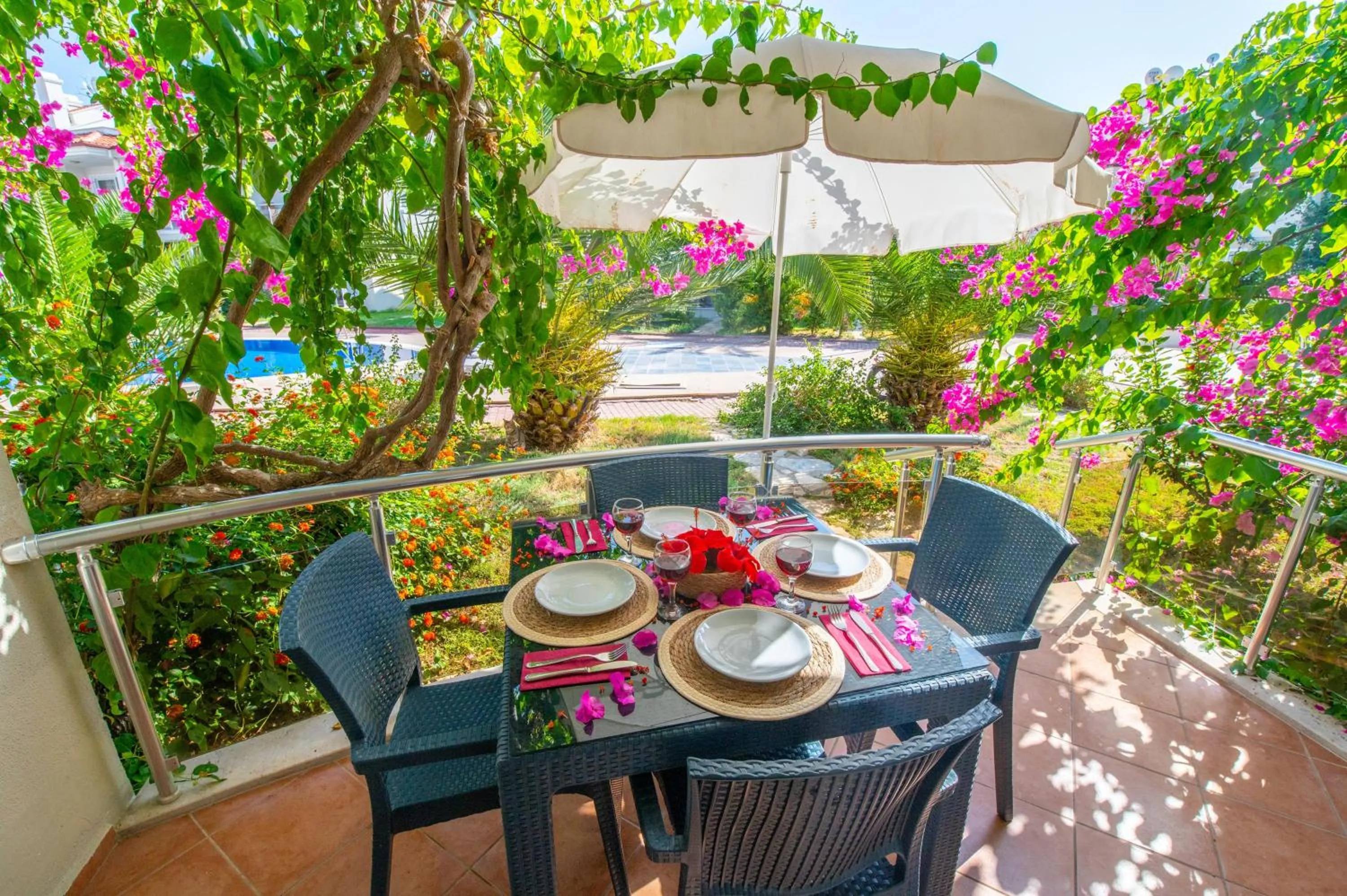 Balcony/Terrace in Sunset Beach Resort Aqua Lettings