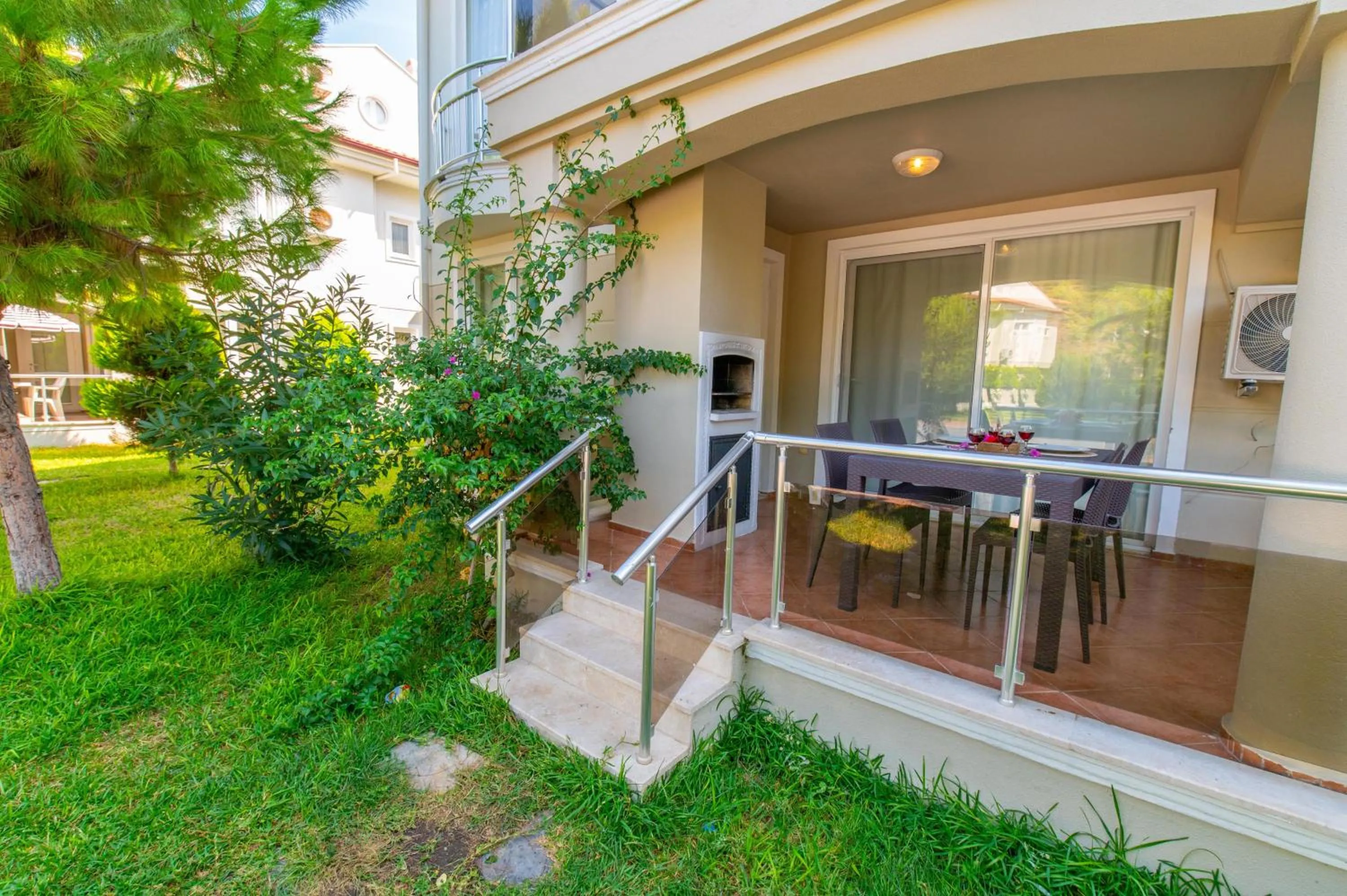 BBQ facilities in Sunset Beach Resort Aqua Lettings