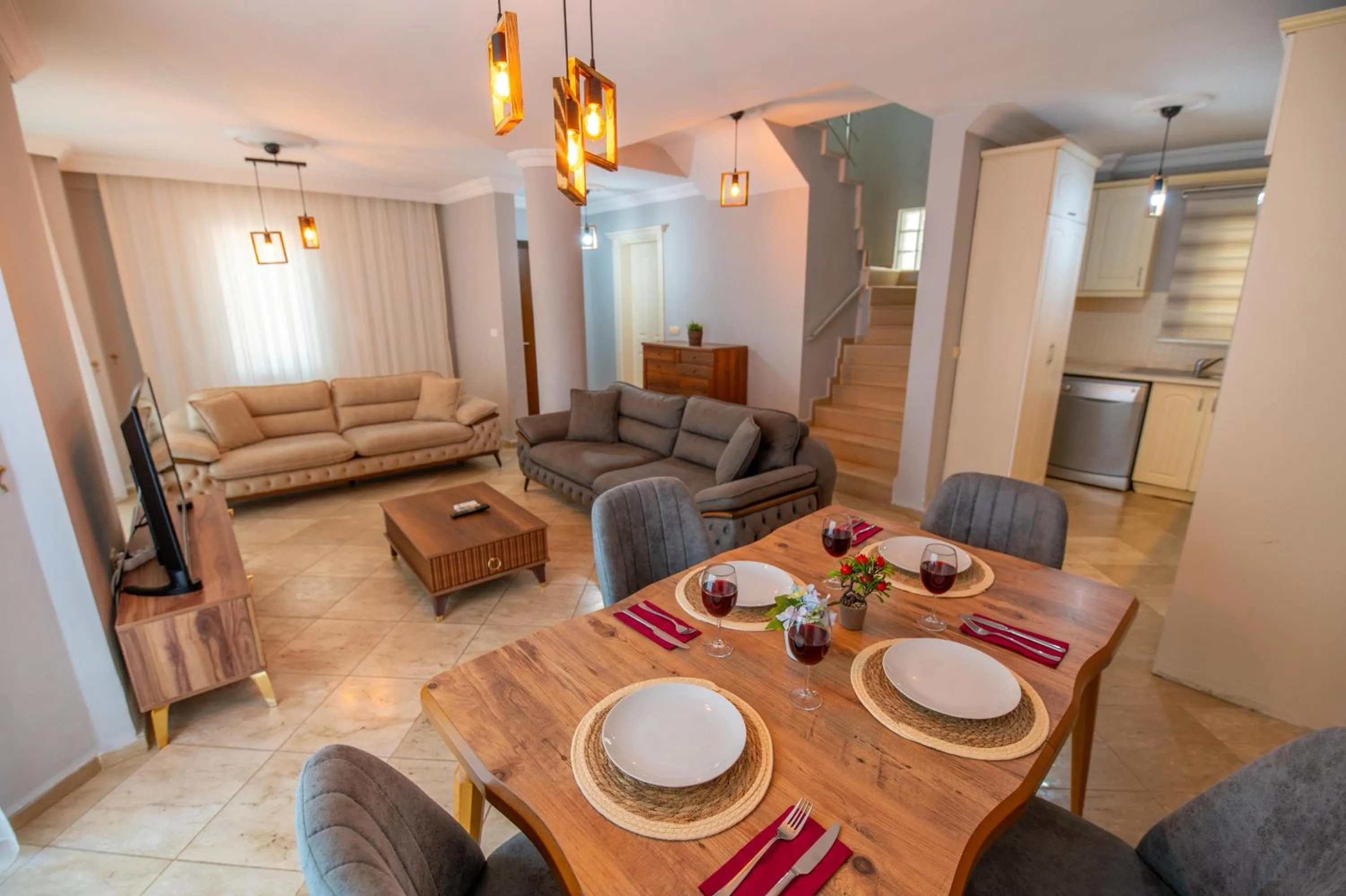 Kitchen or kitchenette in Sunset Beach Resort Aqua Lettings