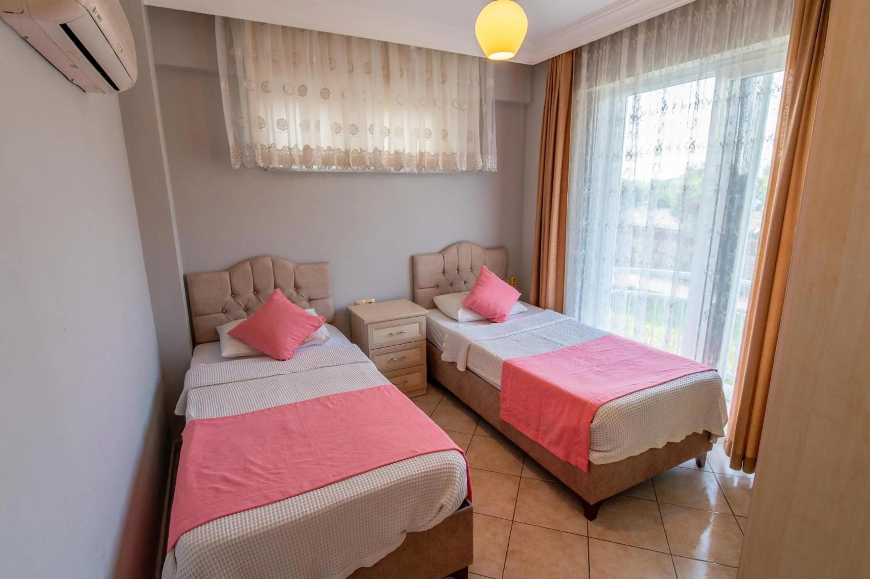 Bed in Sunset Beach Resort Aqua Lettings