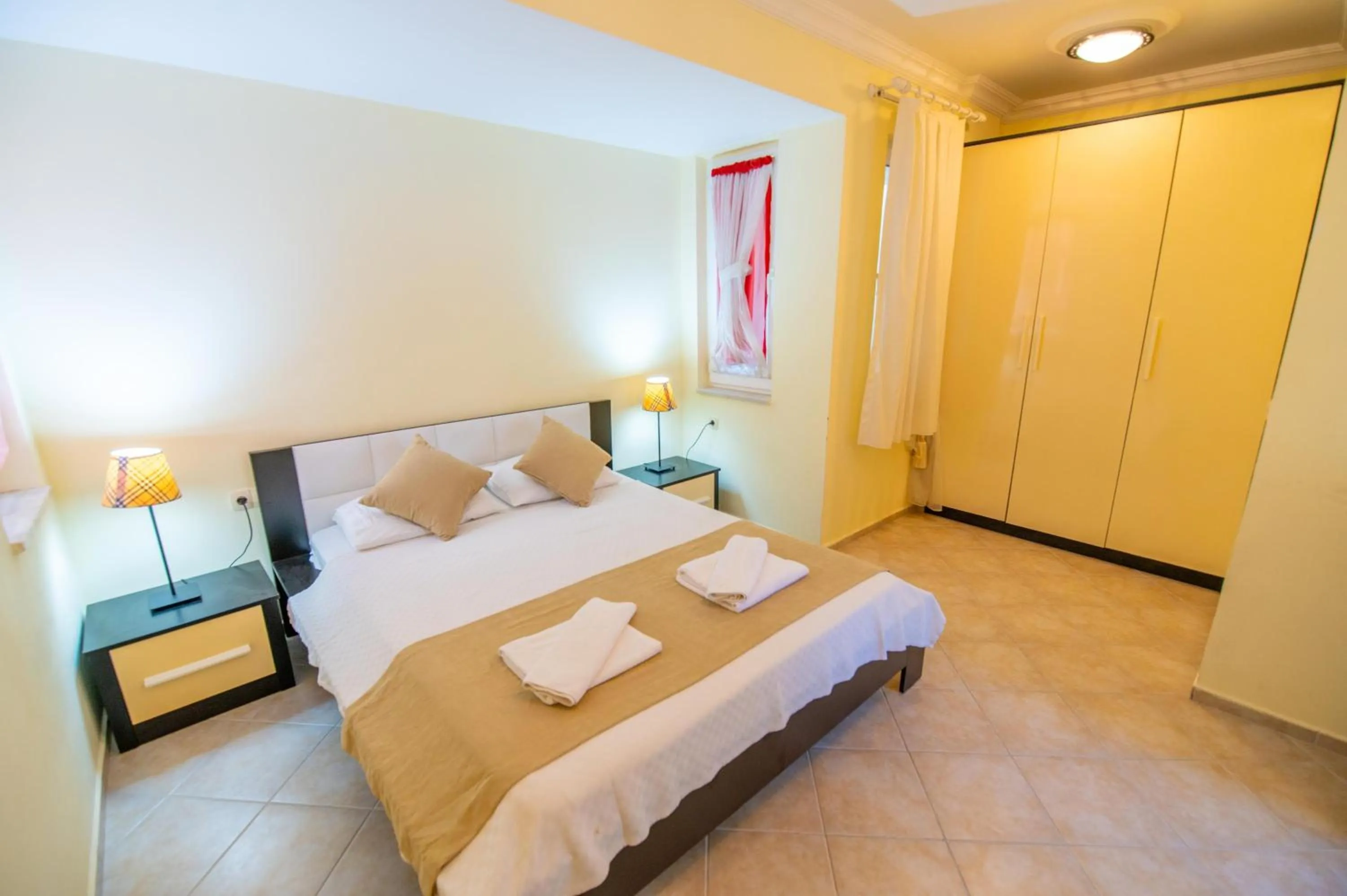 Bed in Sunset Beach Resort Aqua Lettings