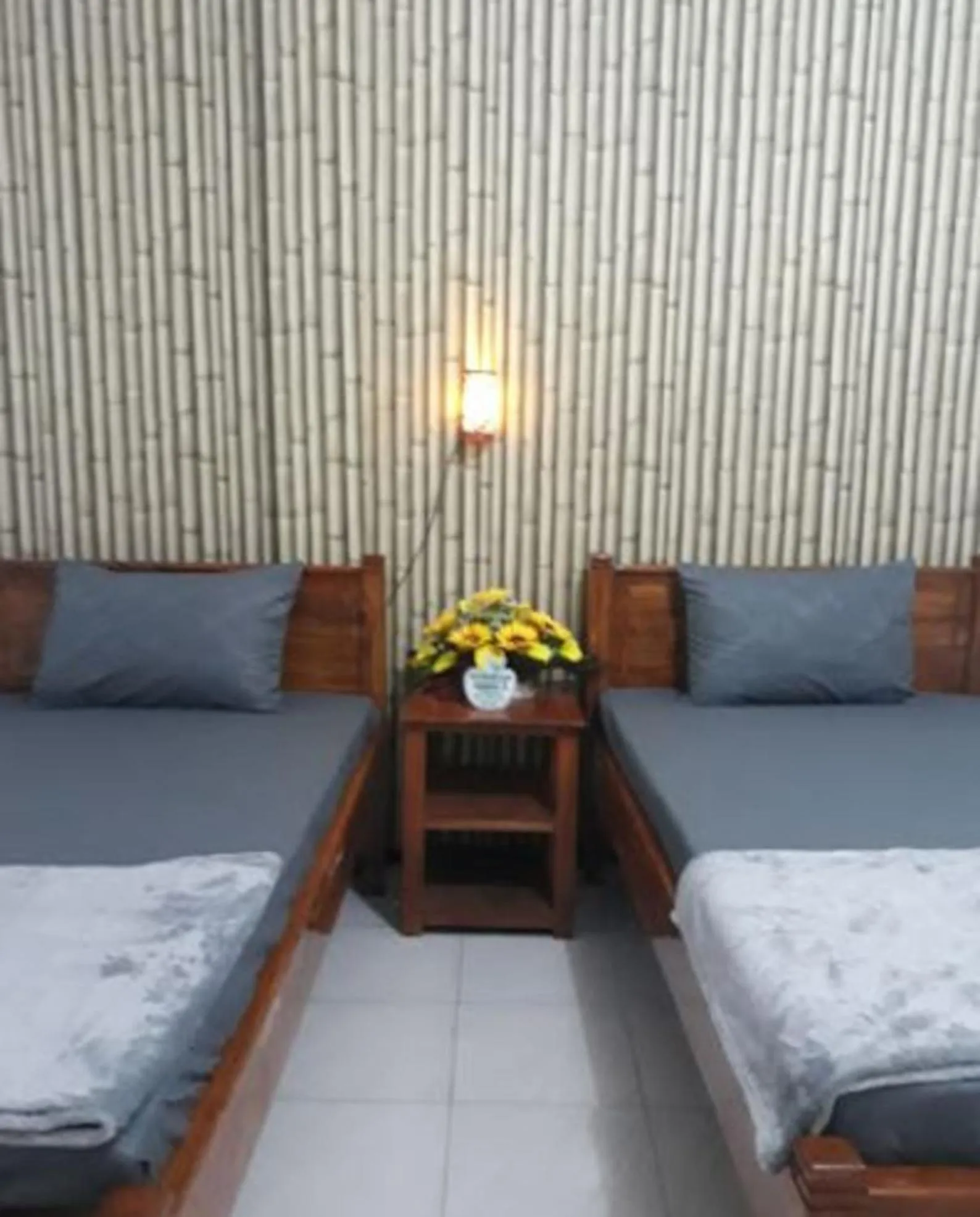 Bed in Villa Asri