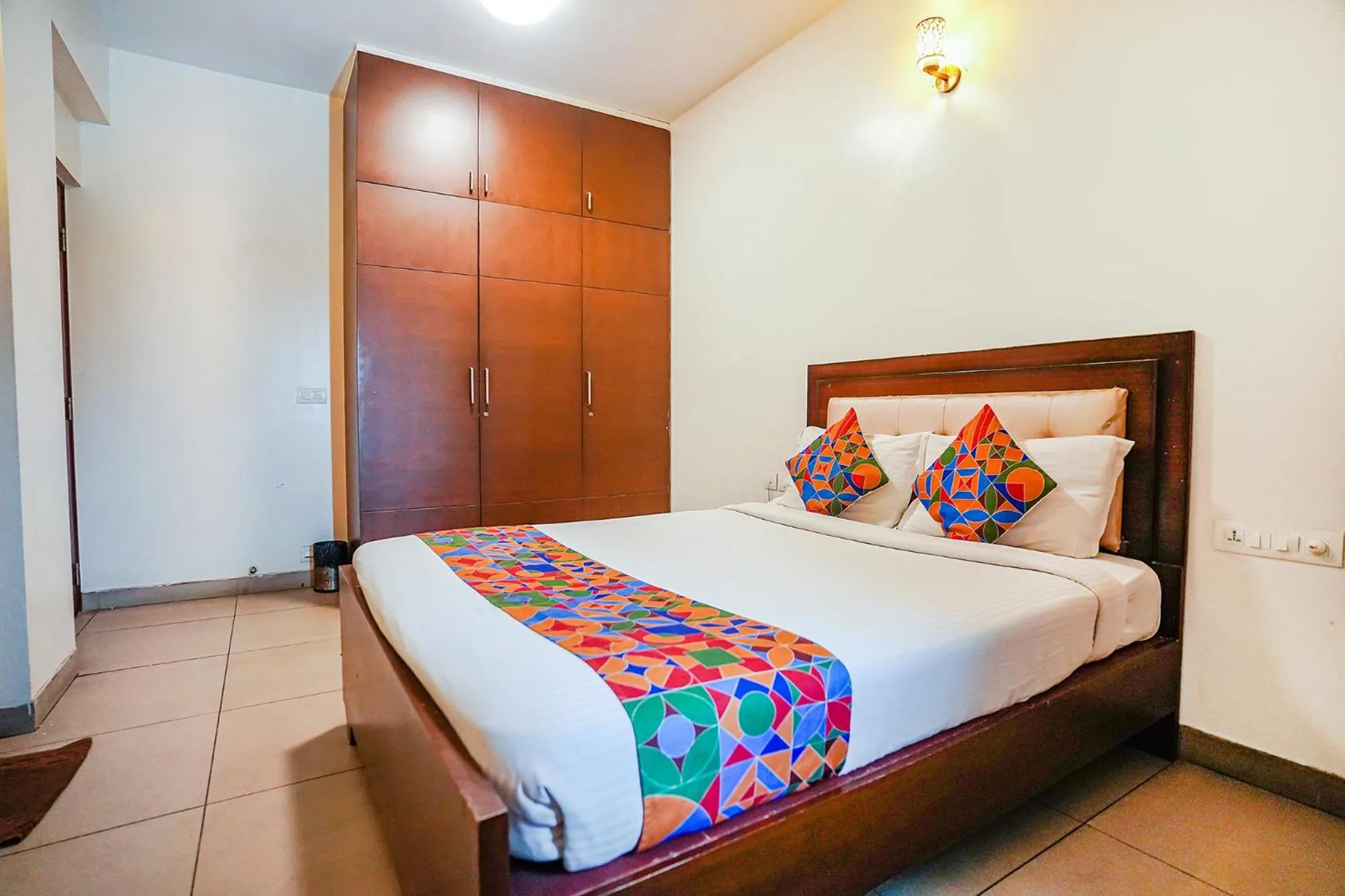 Photo of the whole room, Bed in FabHotel Home Tree Service Apartment - Nr Anna Tower