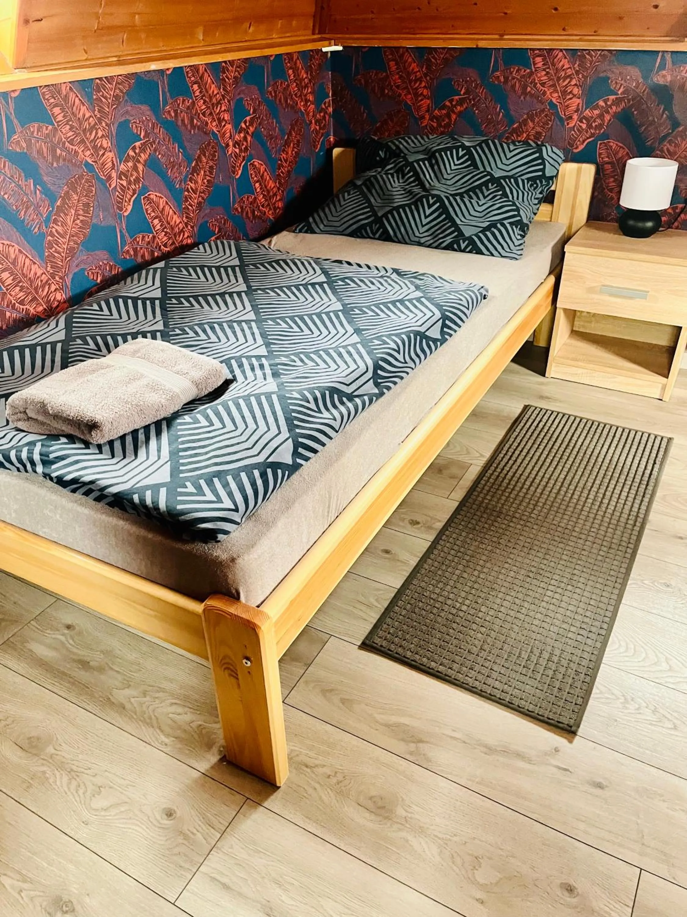 Bed in Termál Apartmanház