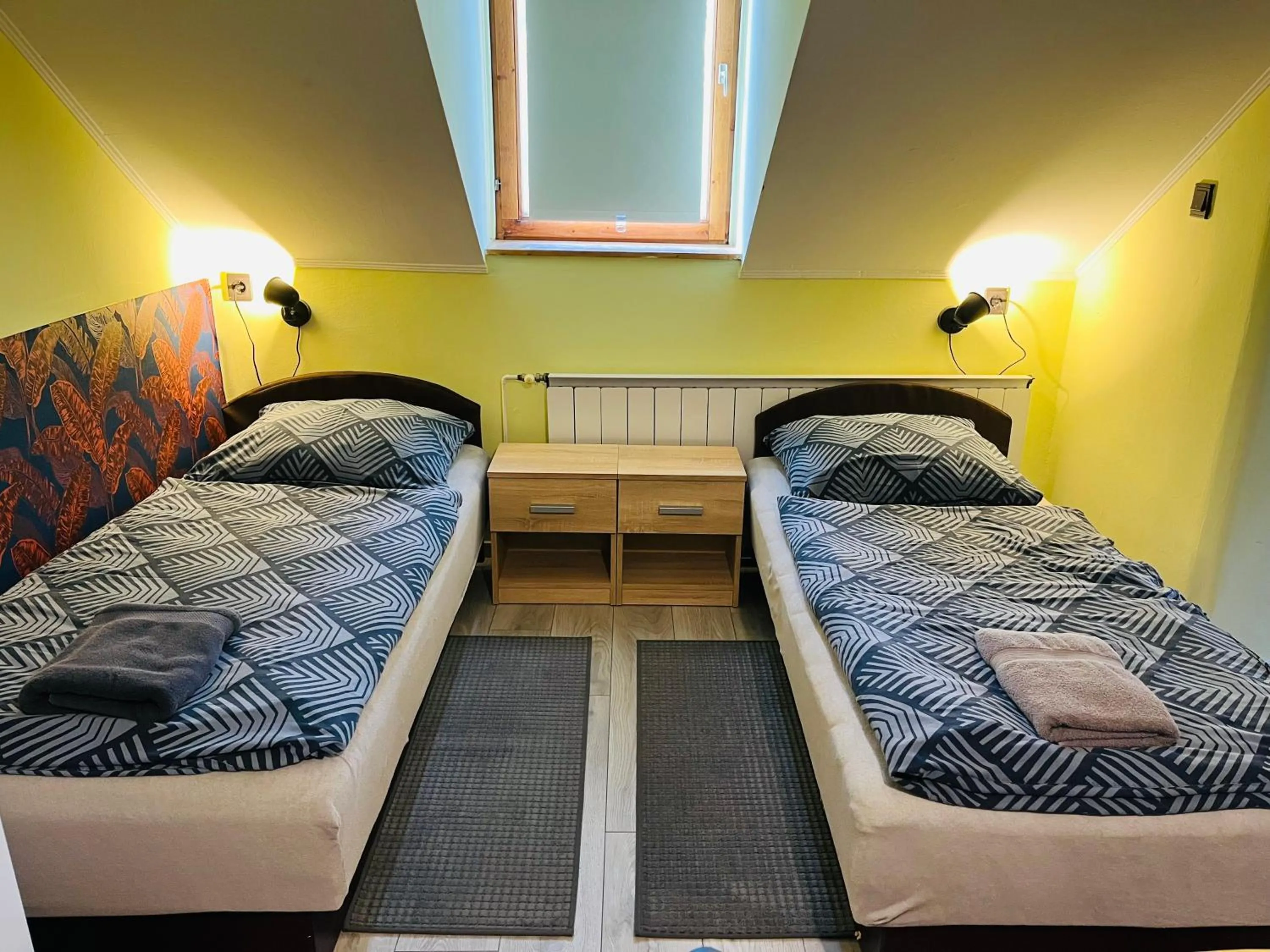 Bed in Termál Apartmanház