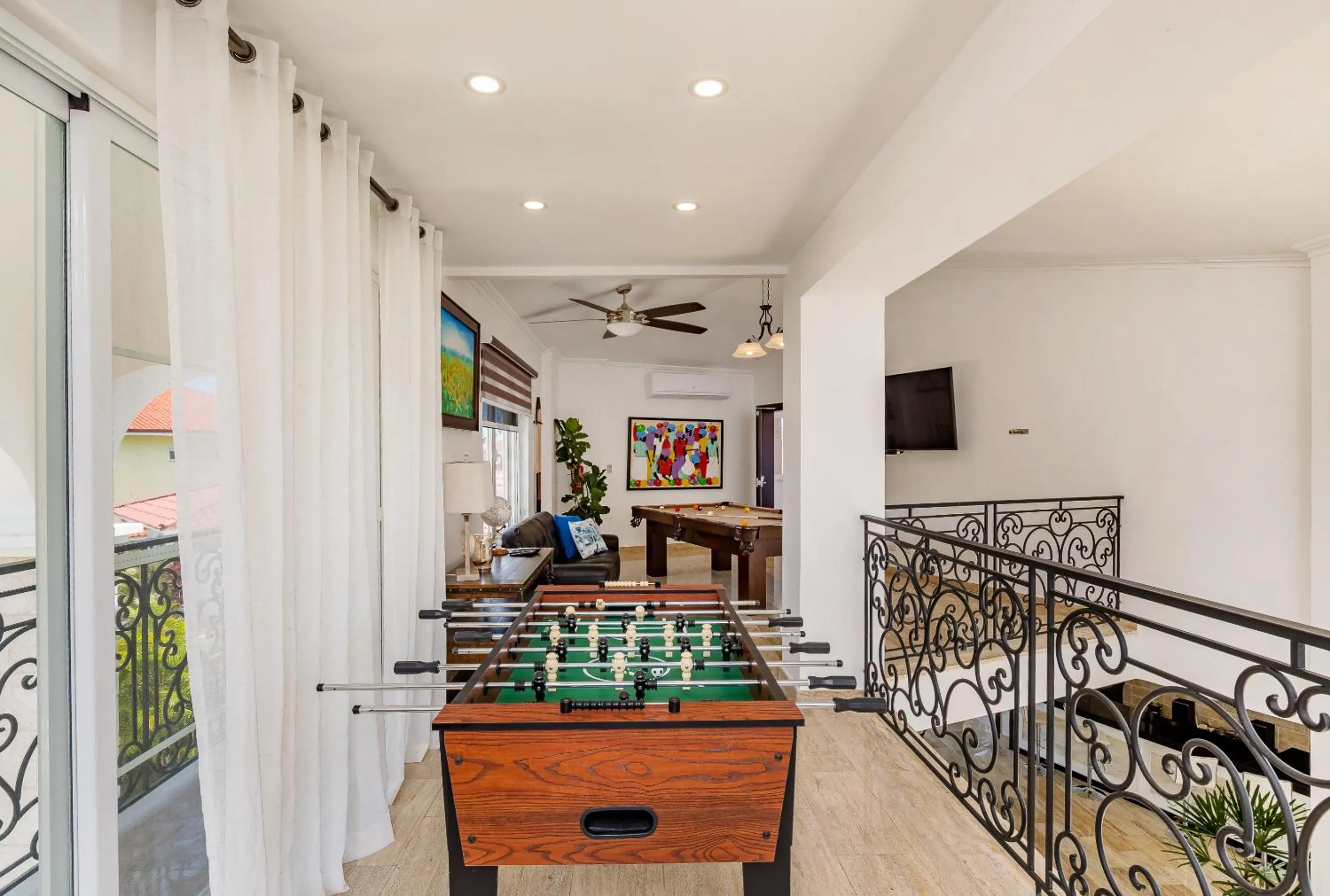 Game Room in Amazing Private Villa with Chef and Maids