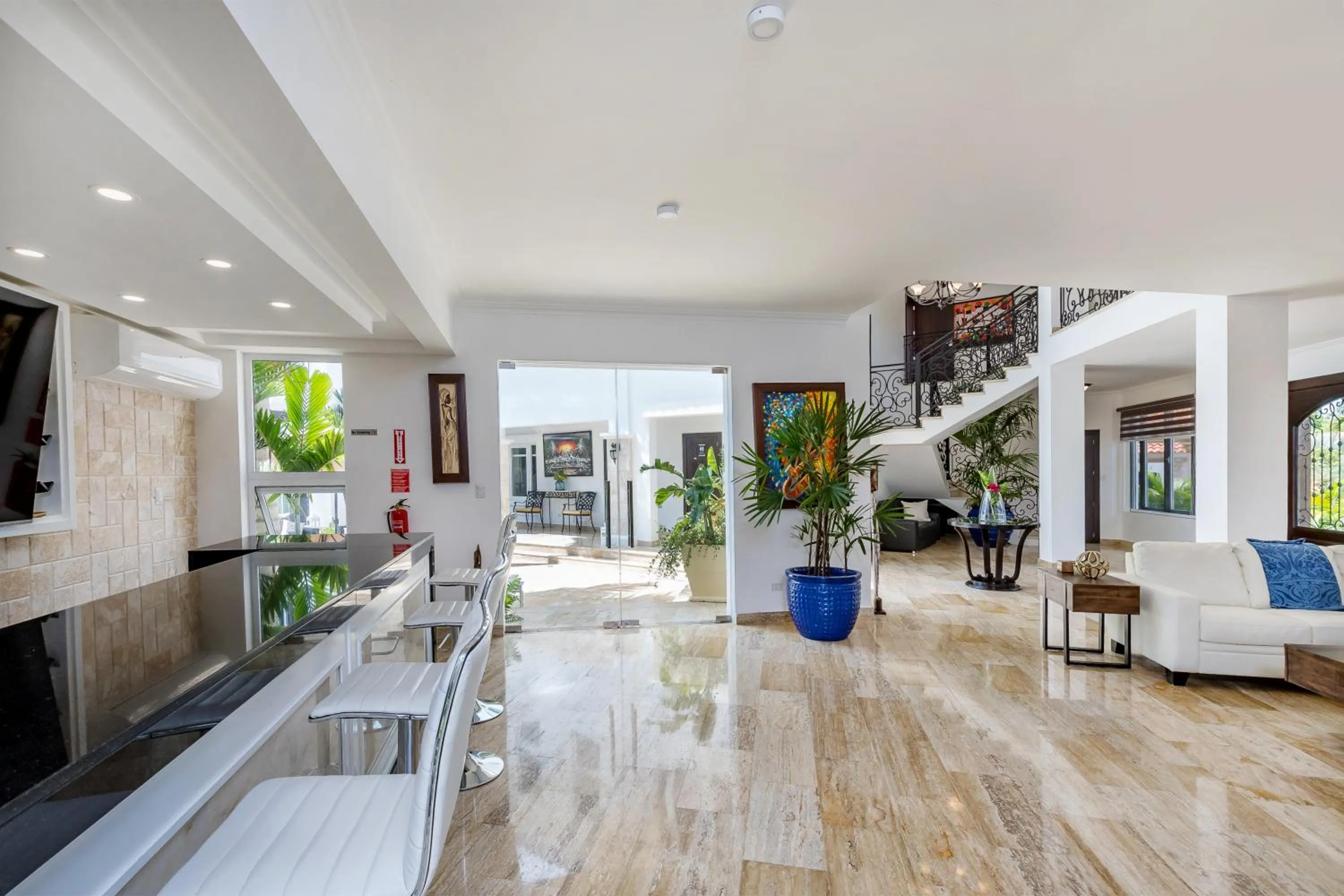 TV and multimedia in Amazing Private Villa with Chef and Maids