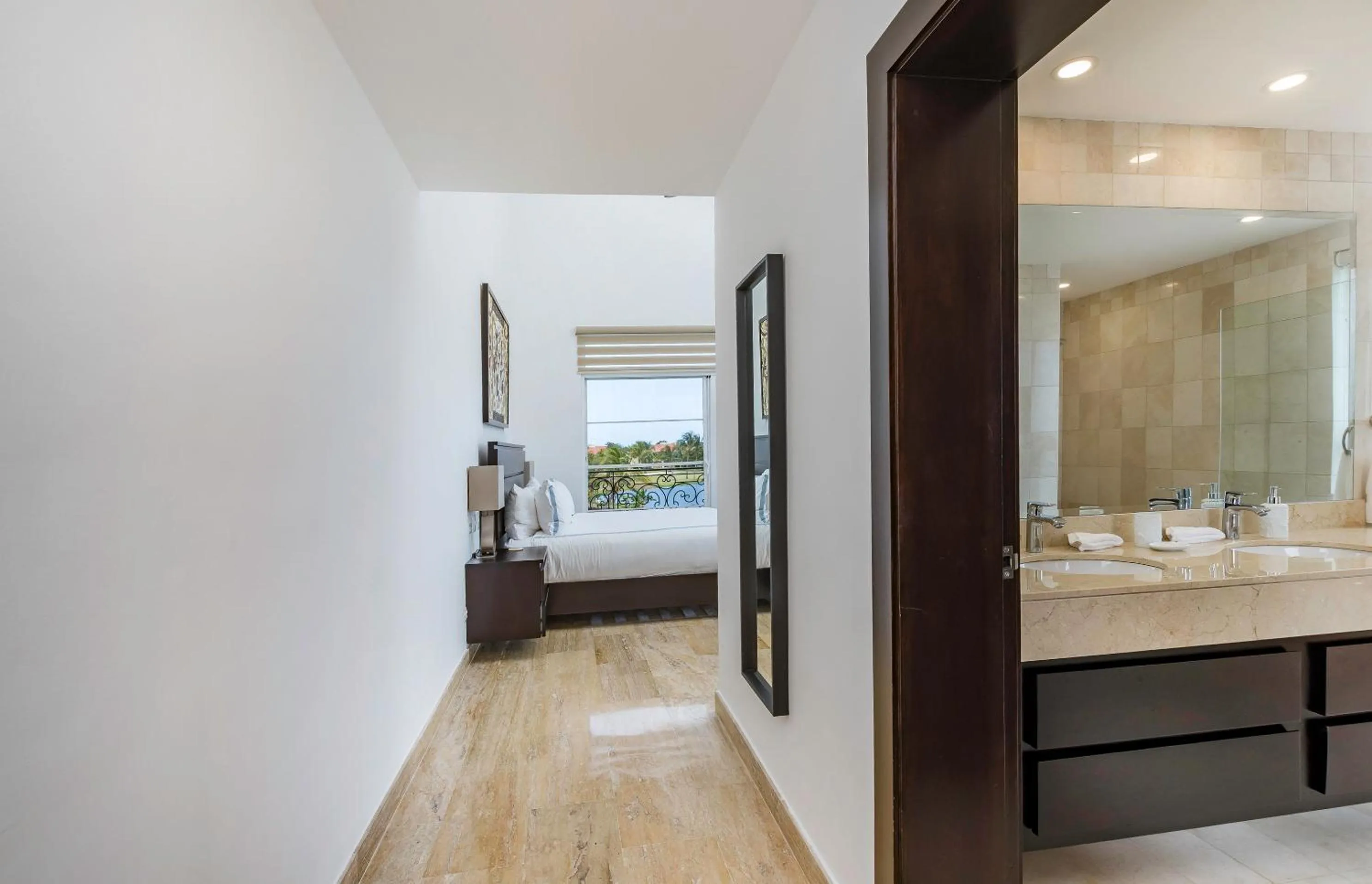 Bed in Amazing Private Villa with Chef and Maids