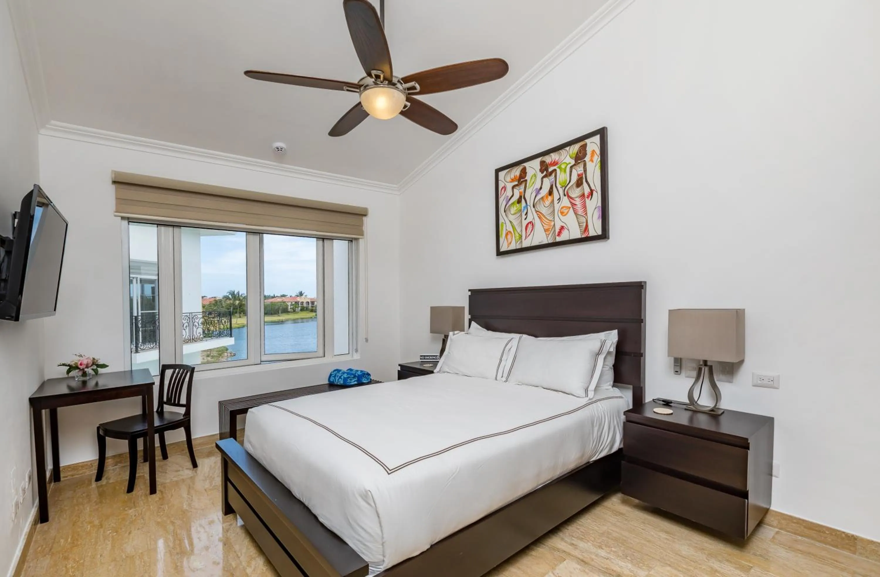 Bed in Amazing Private Villa with Chef and Maids