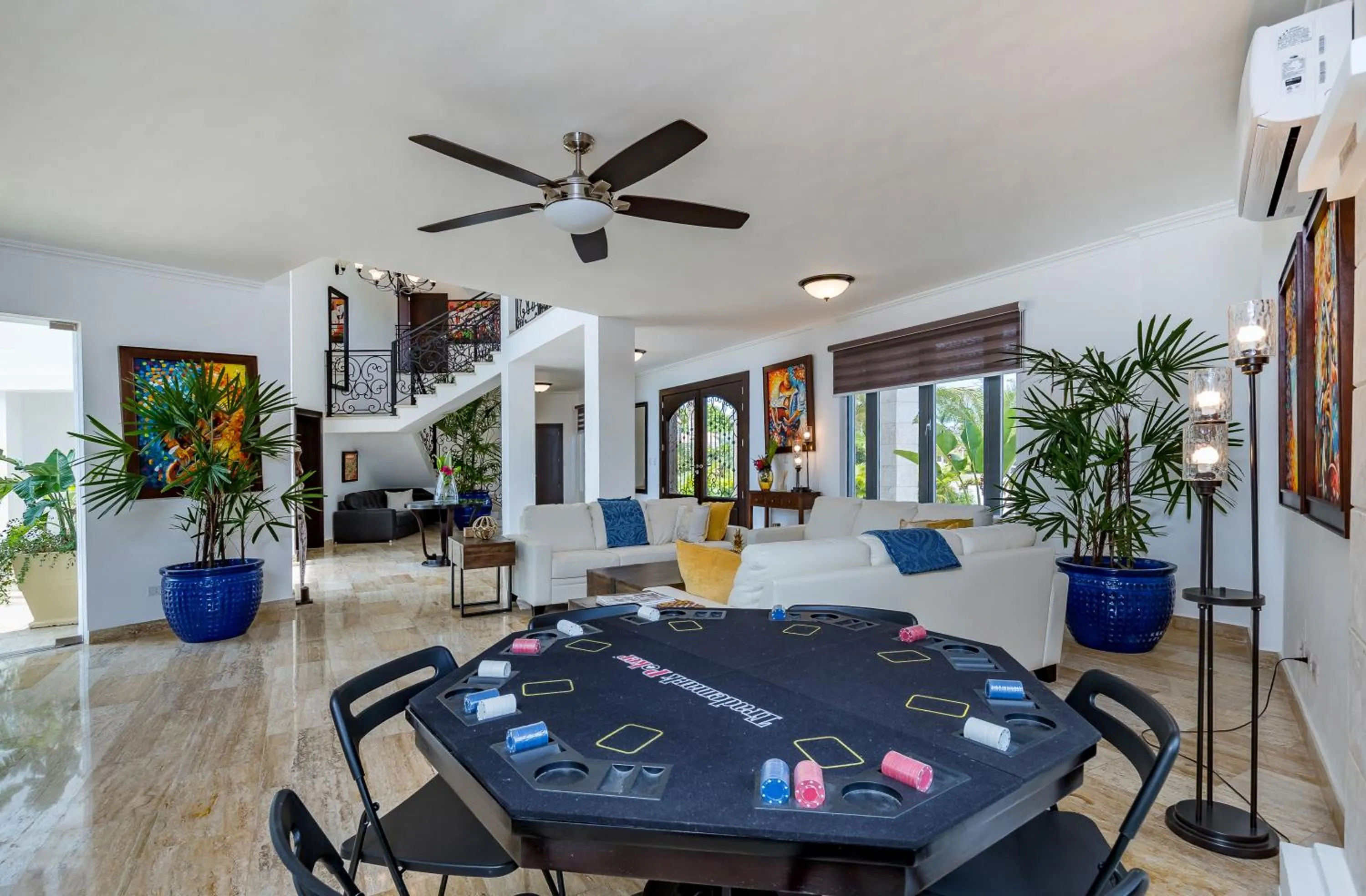 Game Room in Amazing Private Villa with Chef and Maids