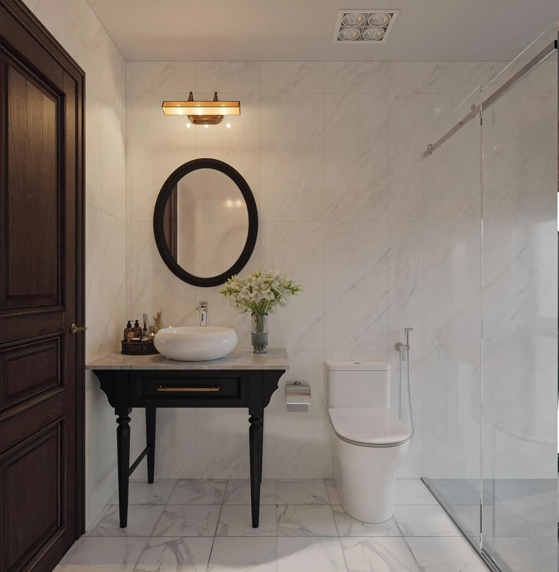 Shower in Luna Oriental