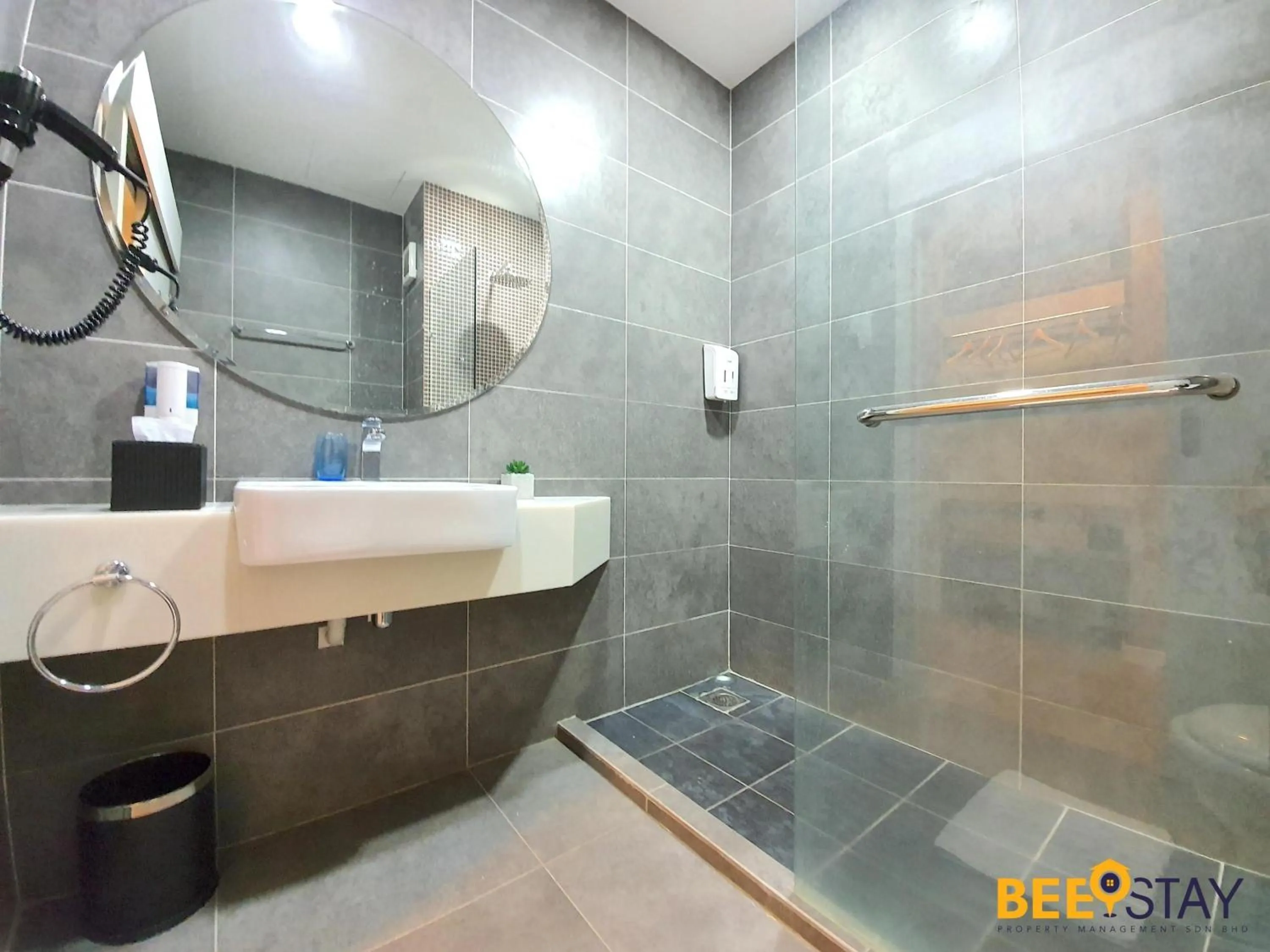 Bathroom in Empire Damansara Hotel Suites by Beestay