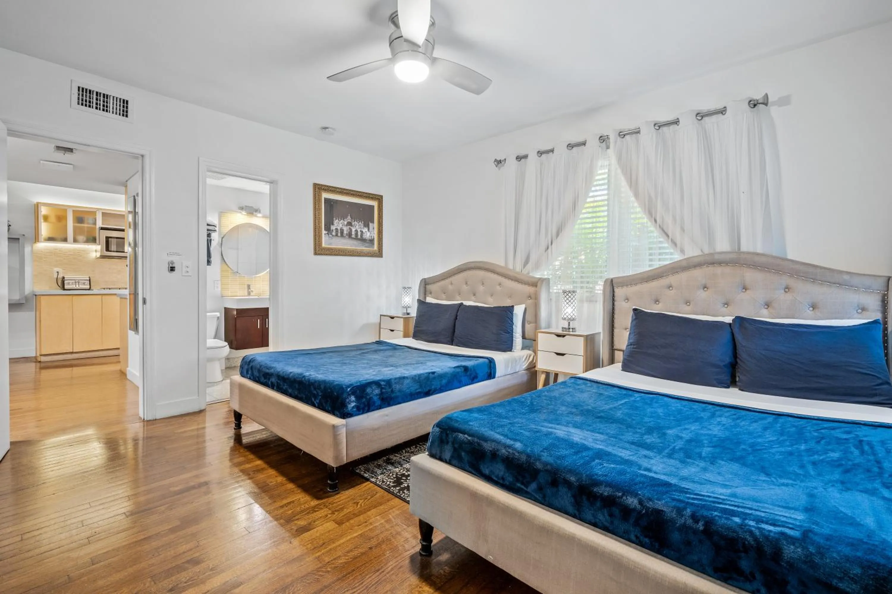 View (from property/room), Bed in villa venezia bb