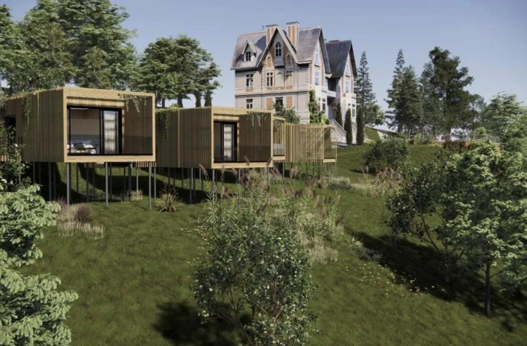 Patio in Le Château des Forges