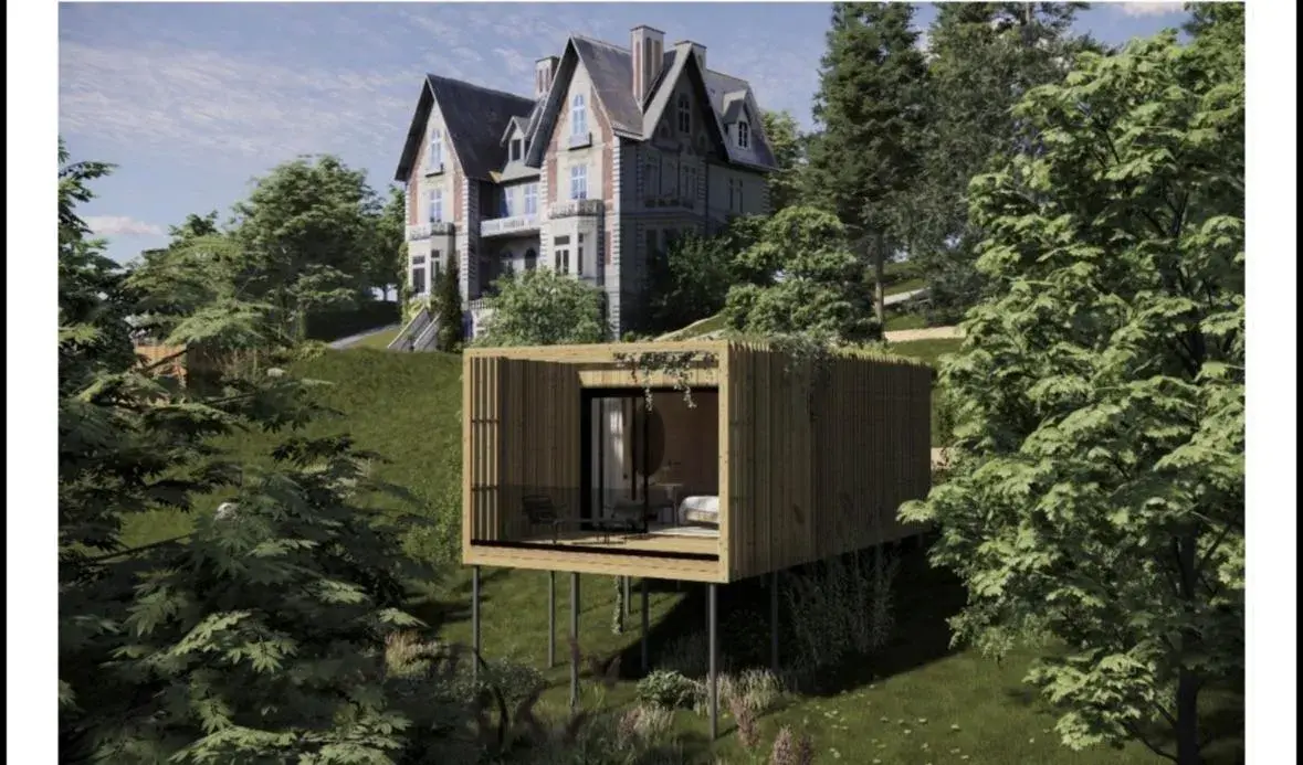 King Room with Garden View in Le Château des Forges King Room with Garden View in Le Château des Forges