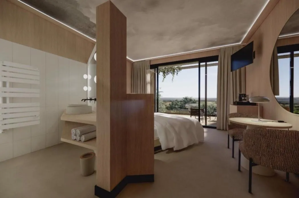 Bathroom, Bed in Le Château des Forges