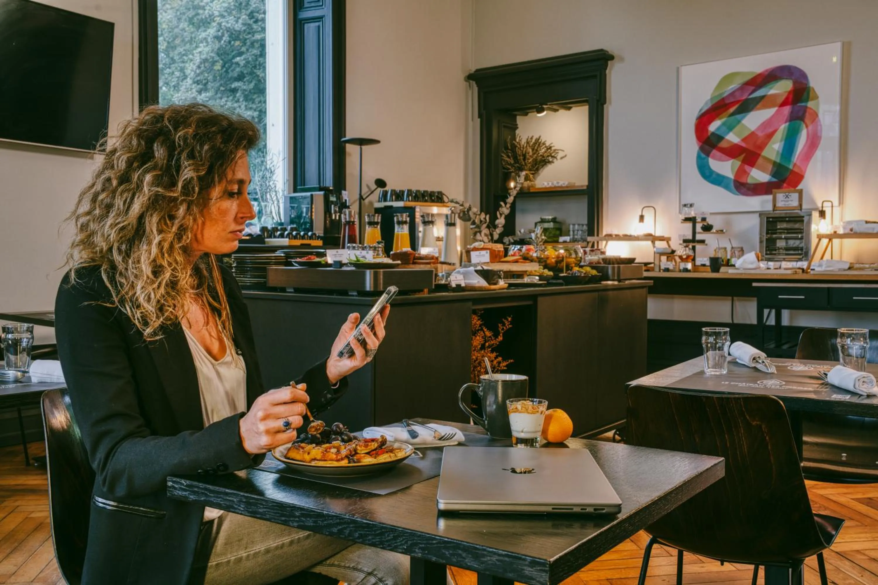 Breakfast in Le Château des Forges